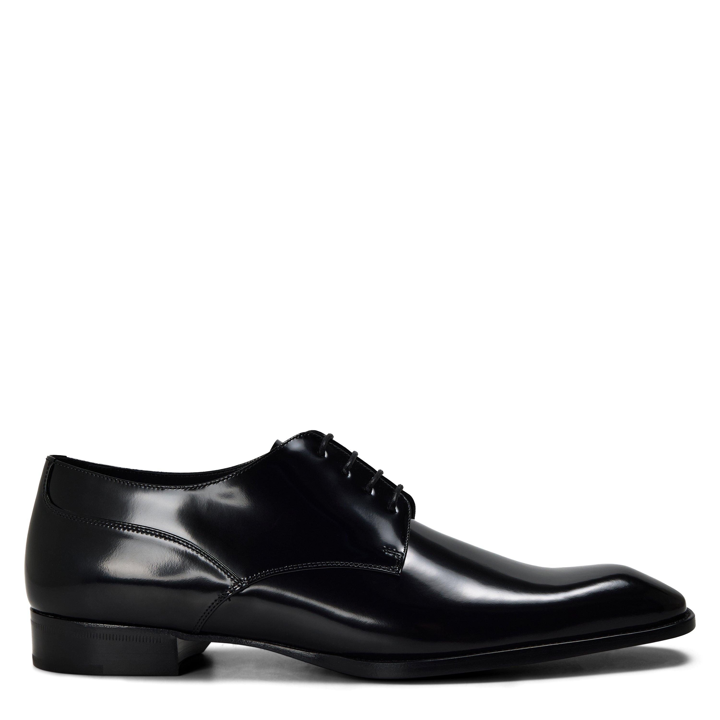 Saint Laurent Men's Lindon Derby Shoes - Black - Size 8 (42)