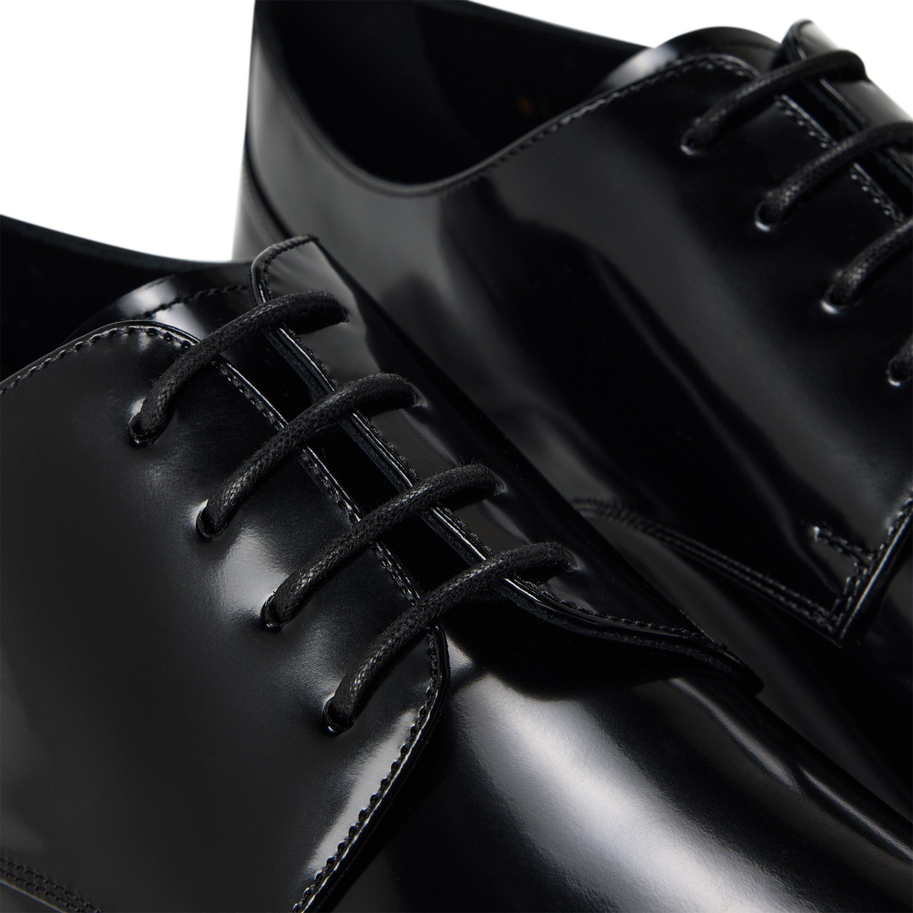 Black - Saint Laurent - Men's Lindon Derby Shoes - 3