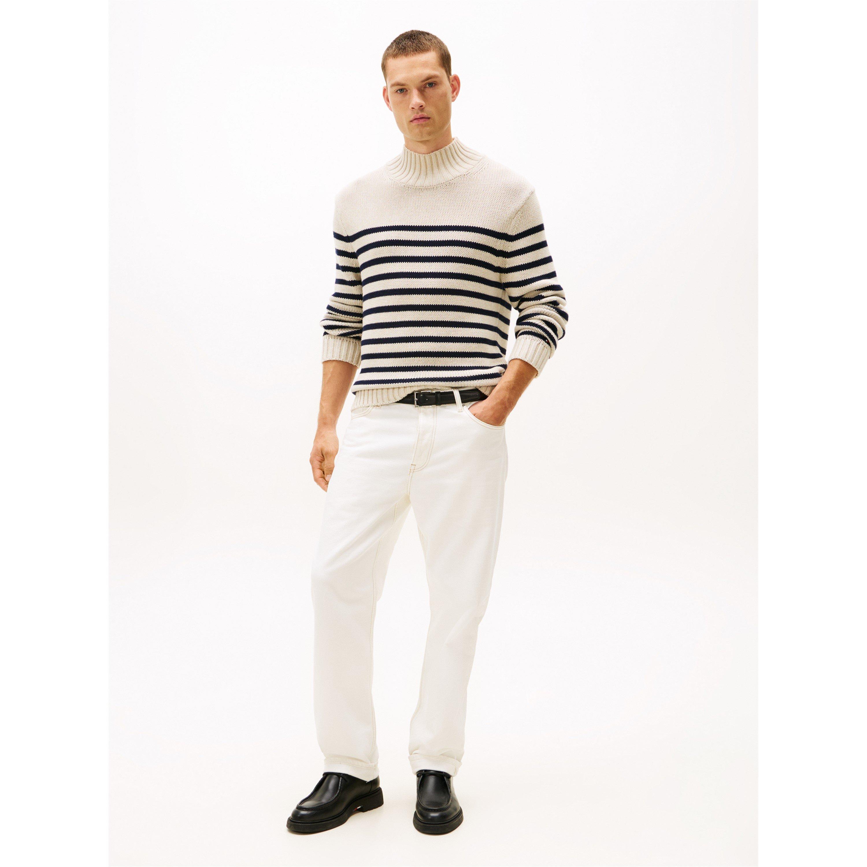 Black - Tommy Hilfiger - Men's Leather Moc Toe Formal Shoes - 2