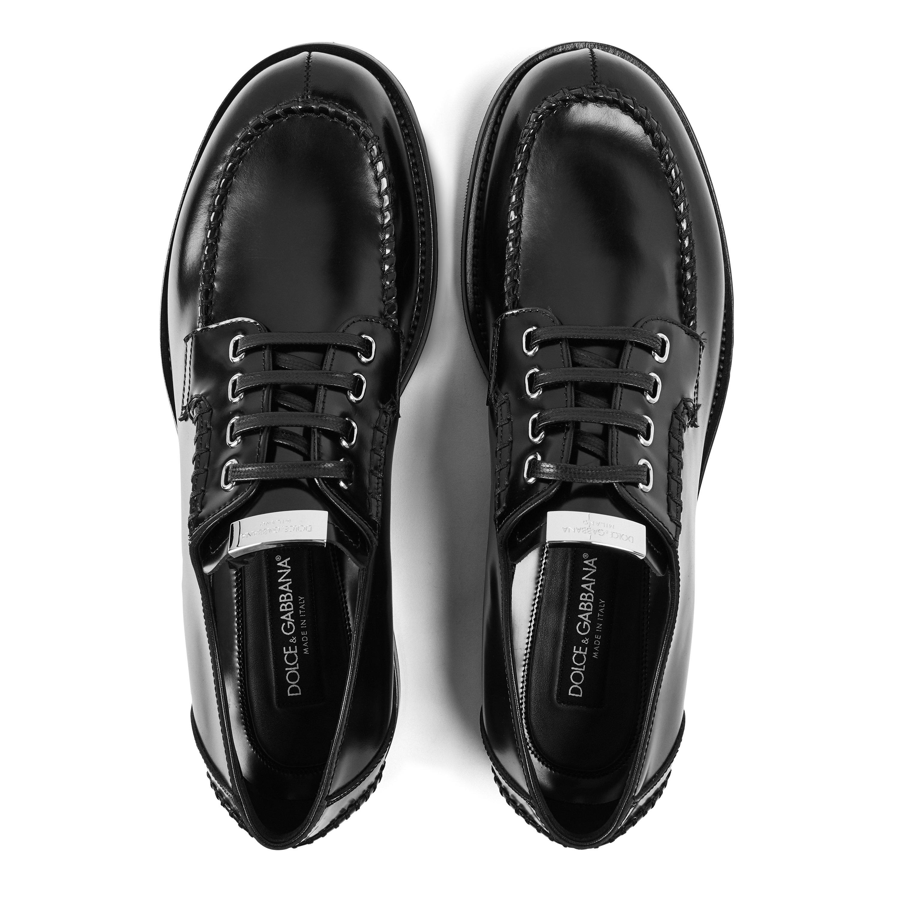 Black - Dolce and Gabbana - DG Derbies Stch Shoe Sn63 - 4