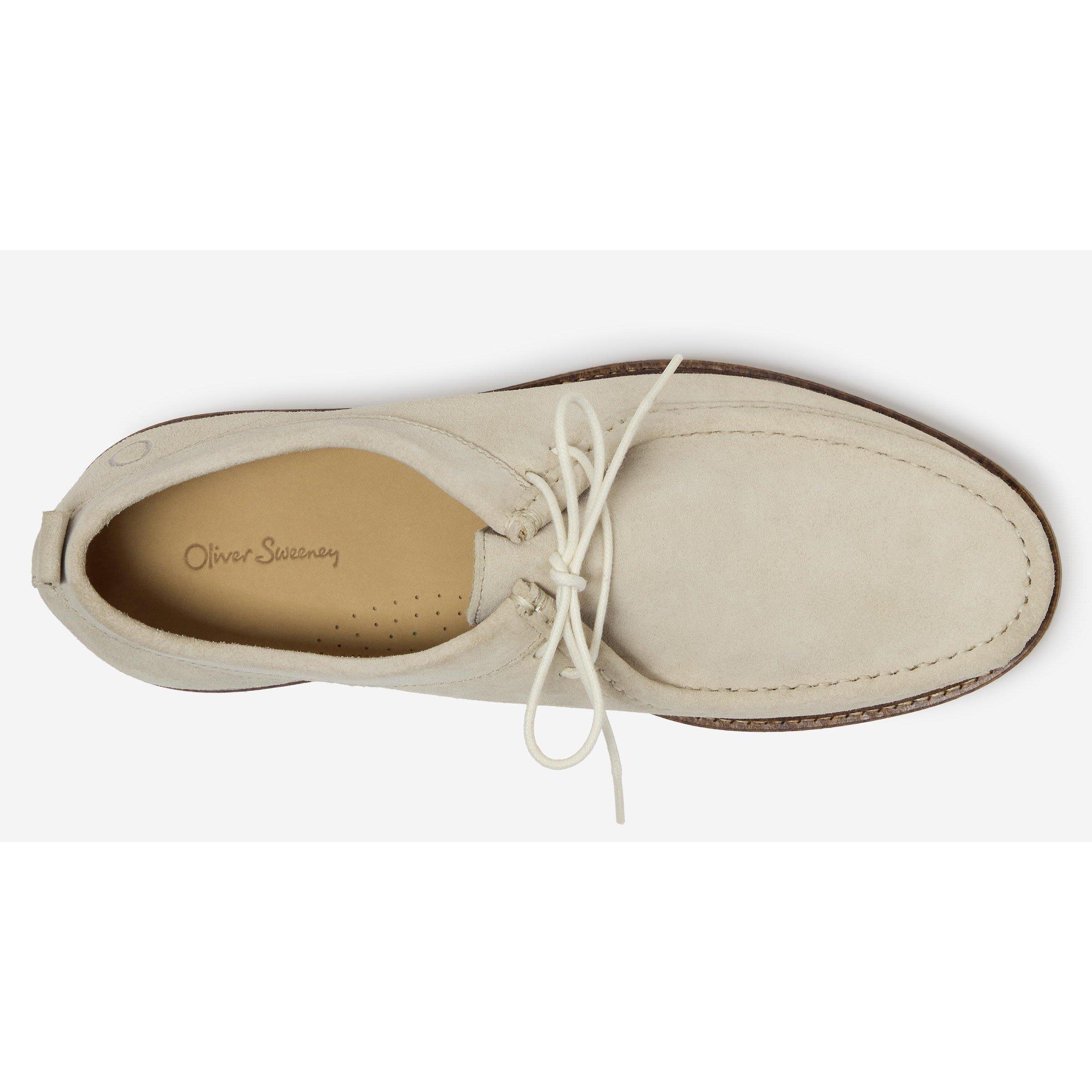 Sand - Oliver Sweeney - Men's Mirana Suede Moc Toe Formal Shoes - 5