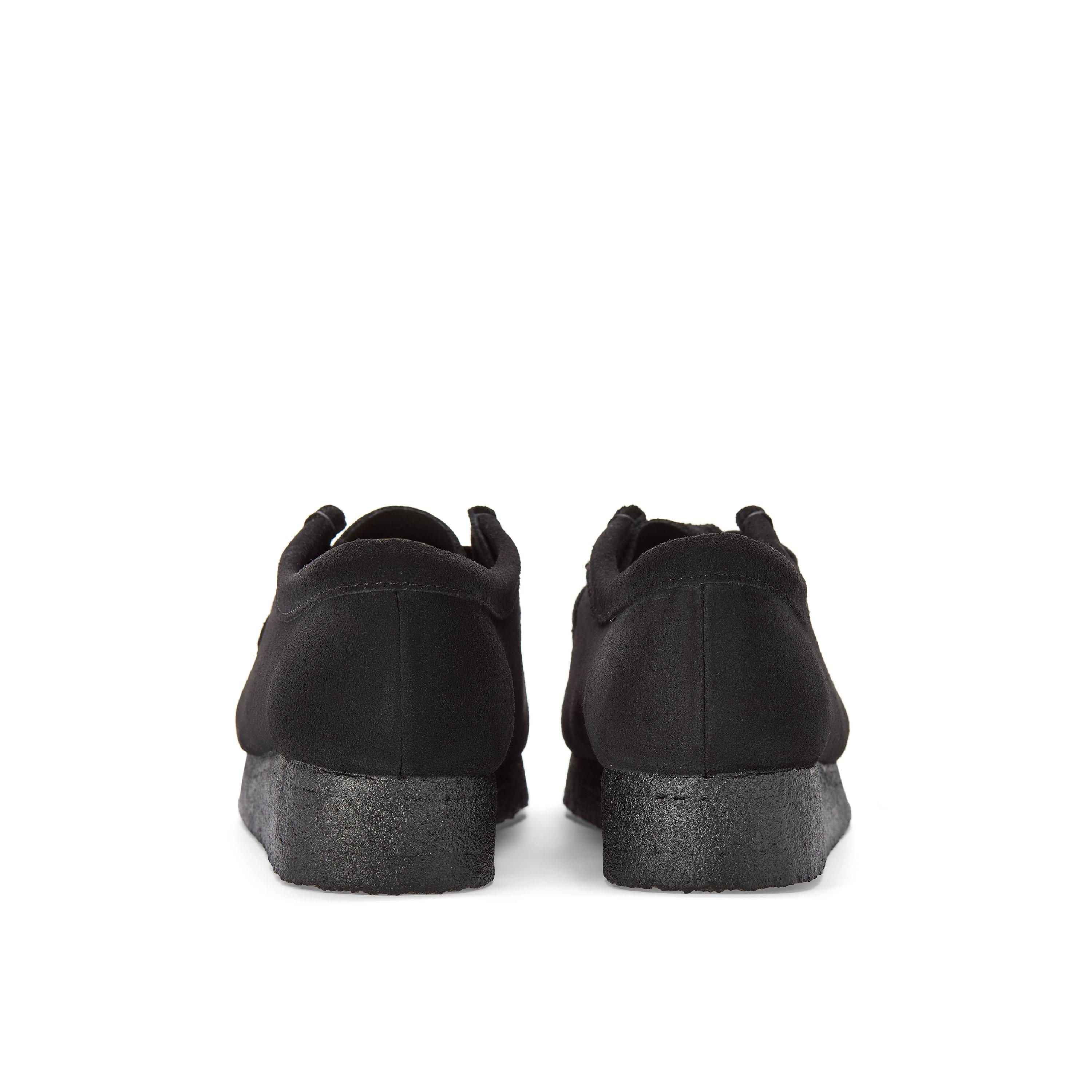 Black Suede - Clarks Originals - Men's Wallabee Moc Toe Formal Shoes - 5