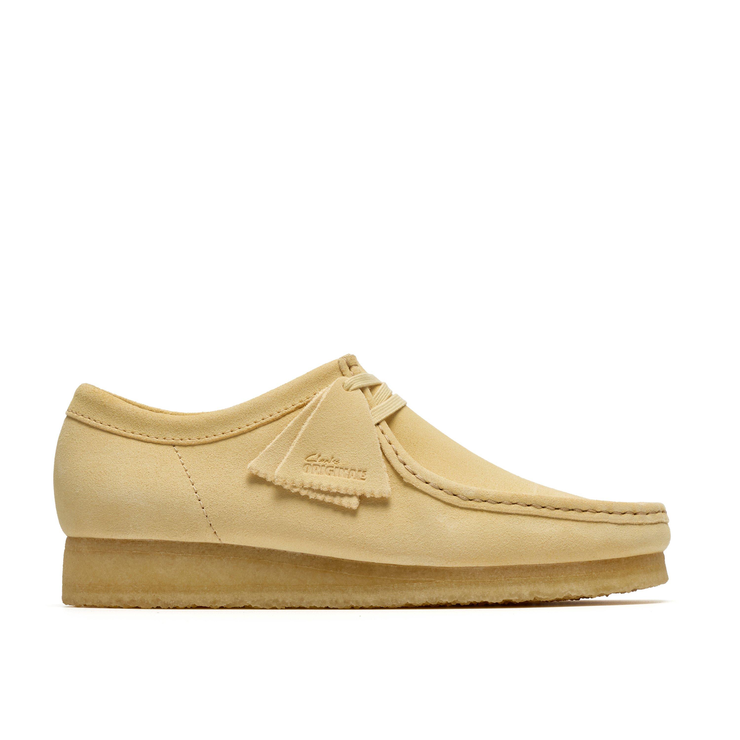 Clarks Originals Men's Wallabee Moc Toe Formal Shoes - Pale Yellow Sde - Size 11 (46)