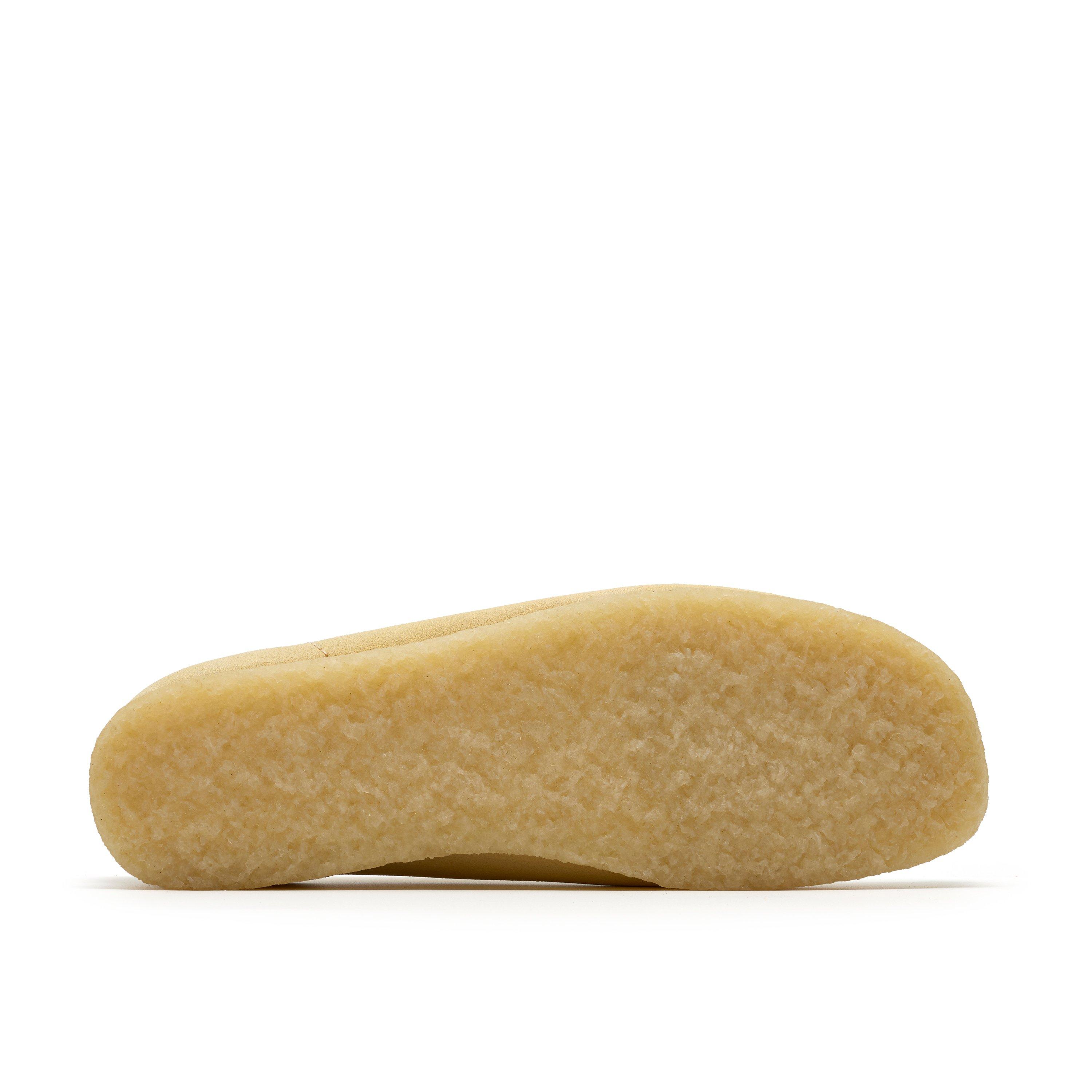 Pale Yellow Sde - Clarks Originals - Men's Wallabee Moc Toe Formal Shoes - 3