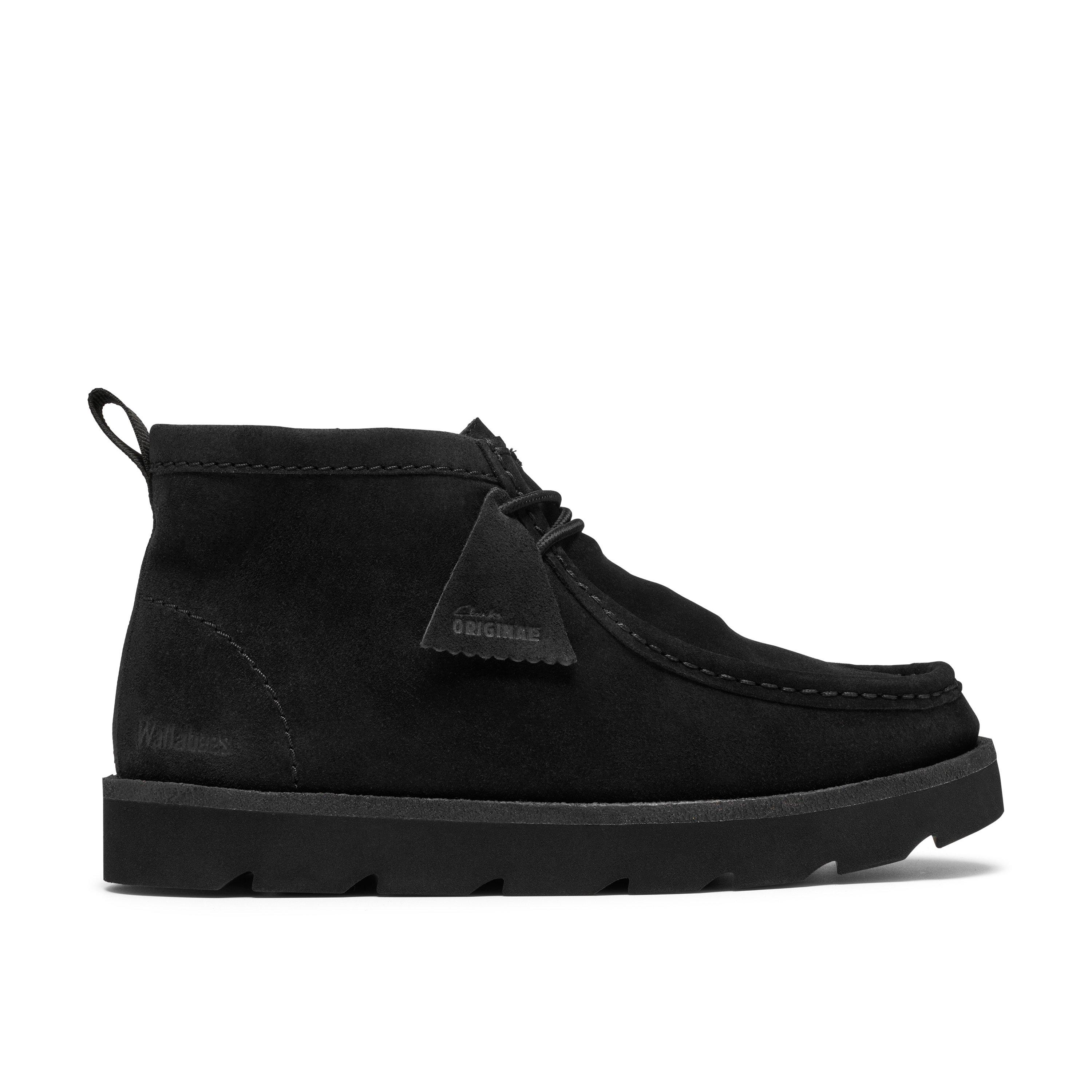 Clarks Originals Men's Meare Walla Suede Chukka Boots - Black Suede - Size 9 (43)