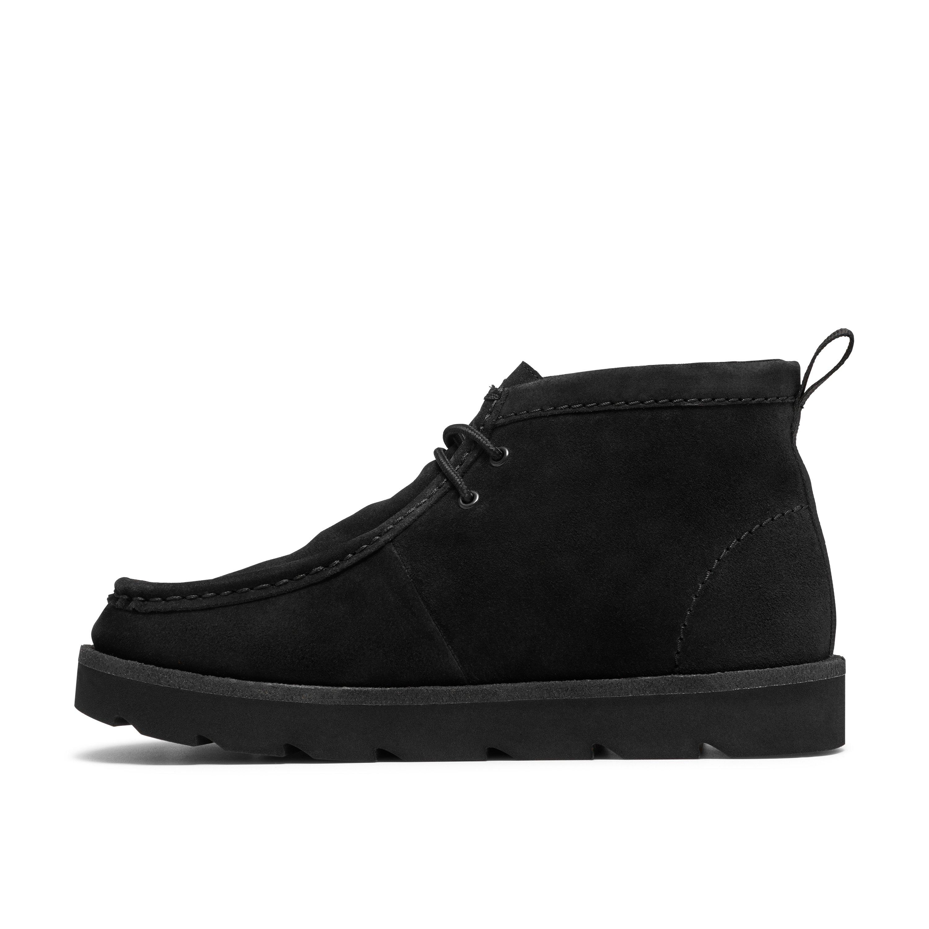Black Suede - Clarks Originals - Men's Meare Walla Suede Chukka Boots - 2