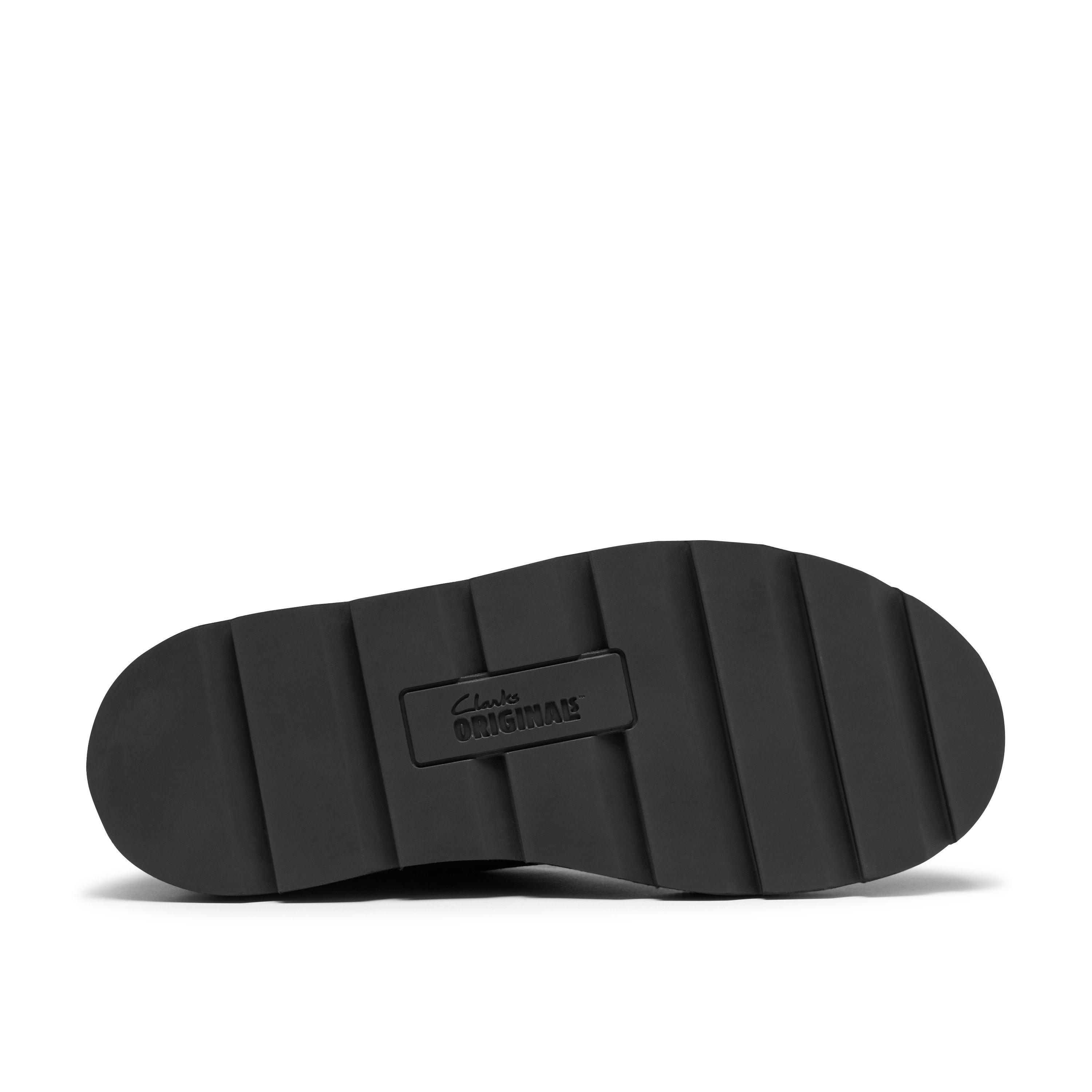 Black Suede - Clarks Originals - Men's Meare Walla Suede Chukka Boots - 3