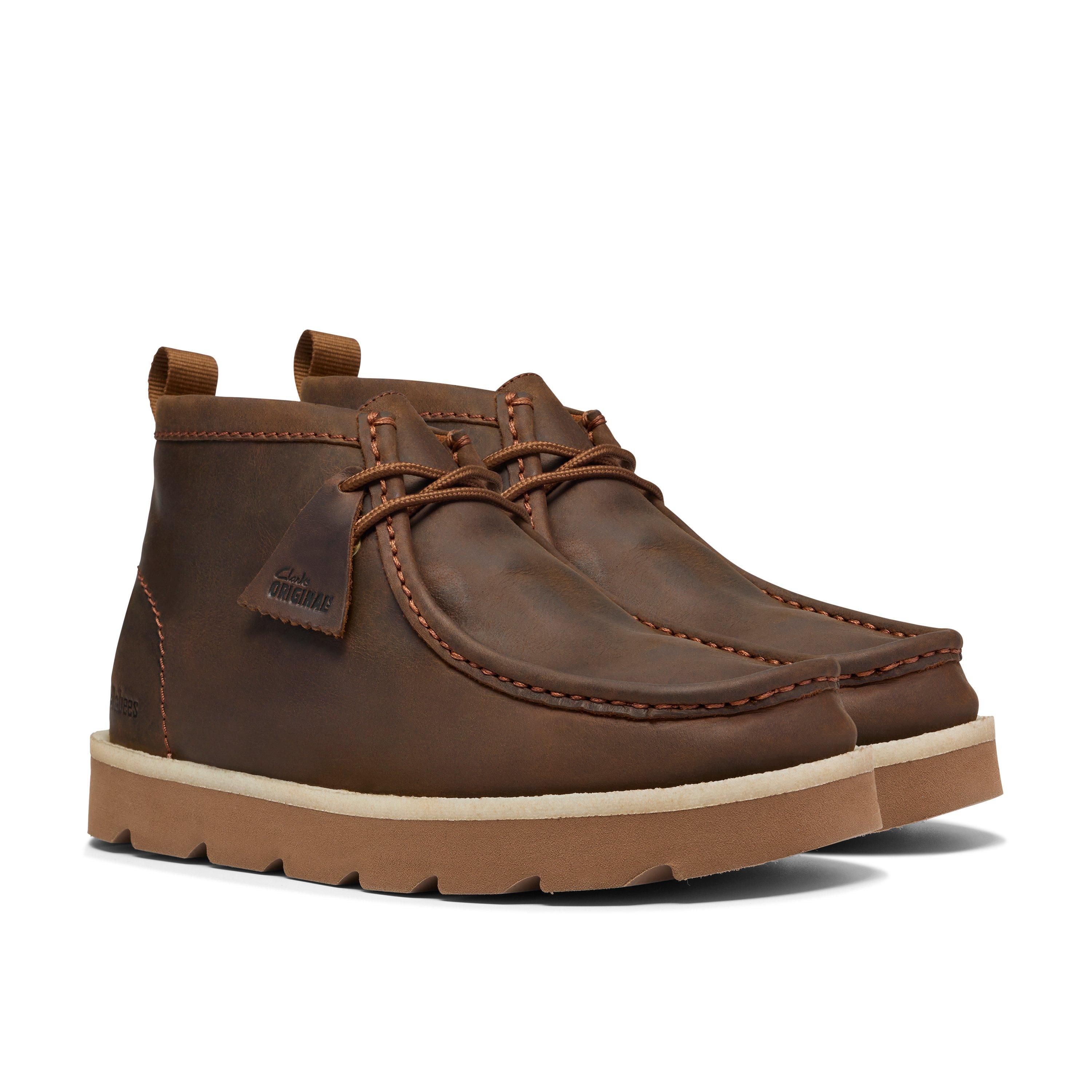 Beeswax Lthr - Clarks Originals - Men's Meare Walla Suede Chukka Boots - 4