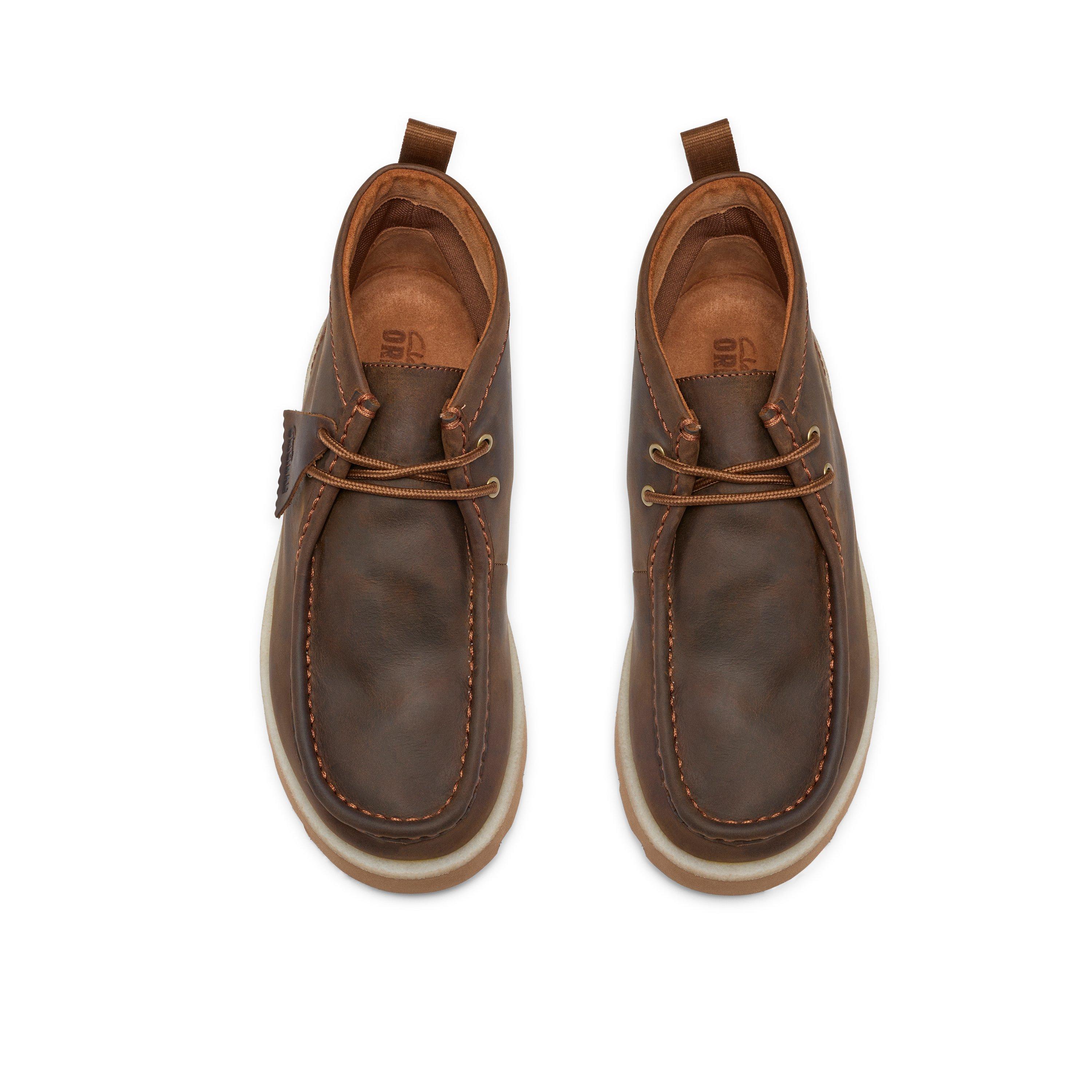 Beeswax Lthr - Clarks Originals - Men's Meare Walla Suede Chukka Boots - 6