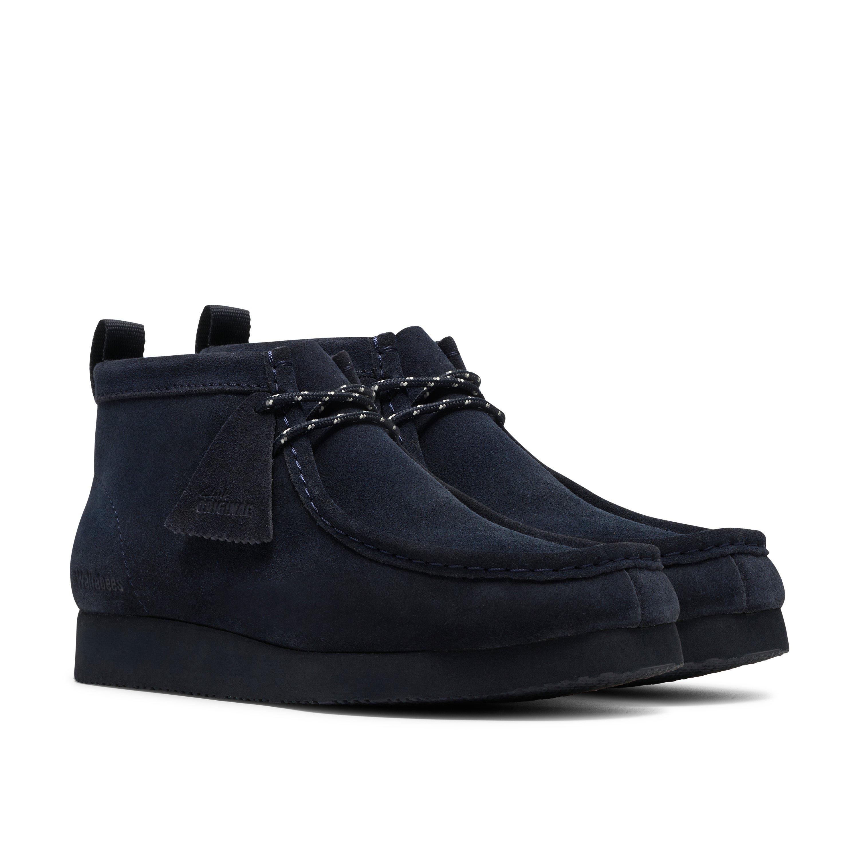 Navy Suede - Clarks Originals - Clarks Walla Bt Lite Sn64 - 4
