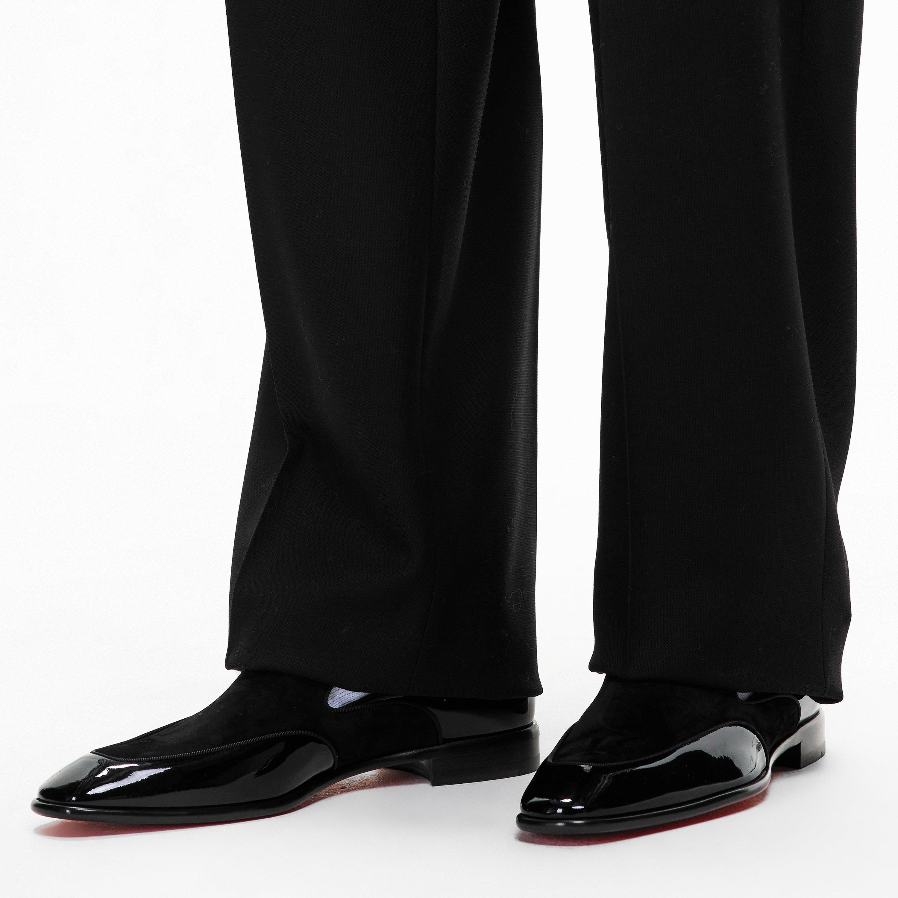 Black - Christian Louboutin - Men's Chr Yaki Derby Shoes - 3