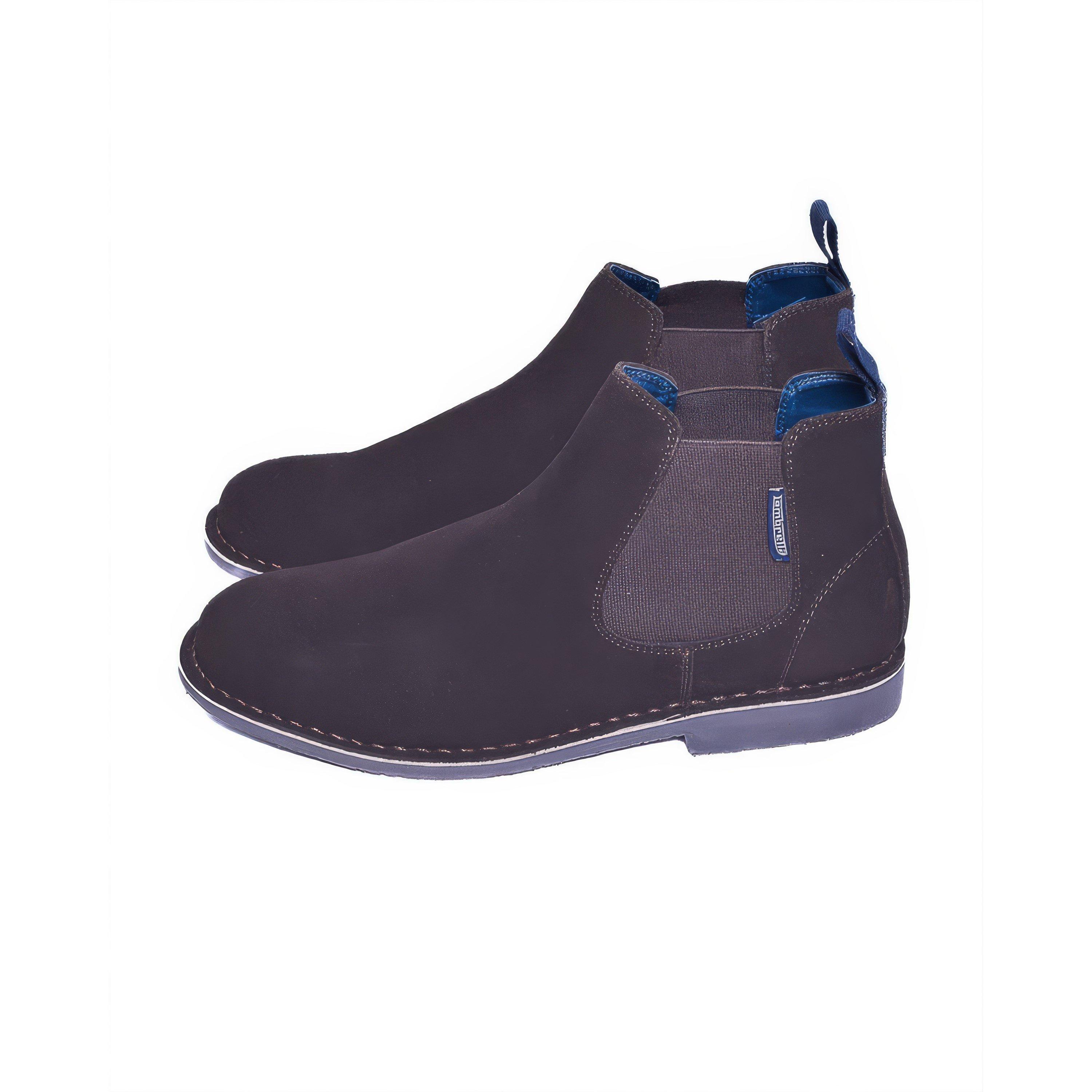 Donkerbruin - Lambretta - Men's Suede Chelsea Boot - 3