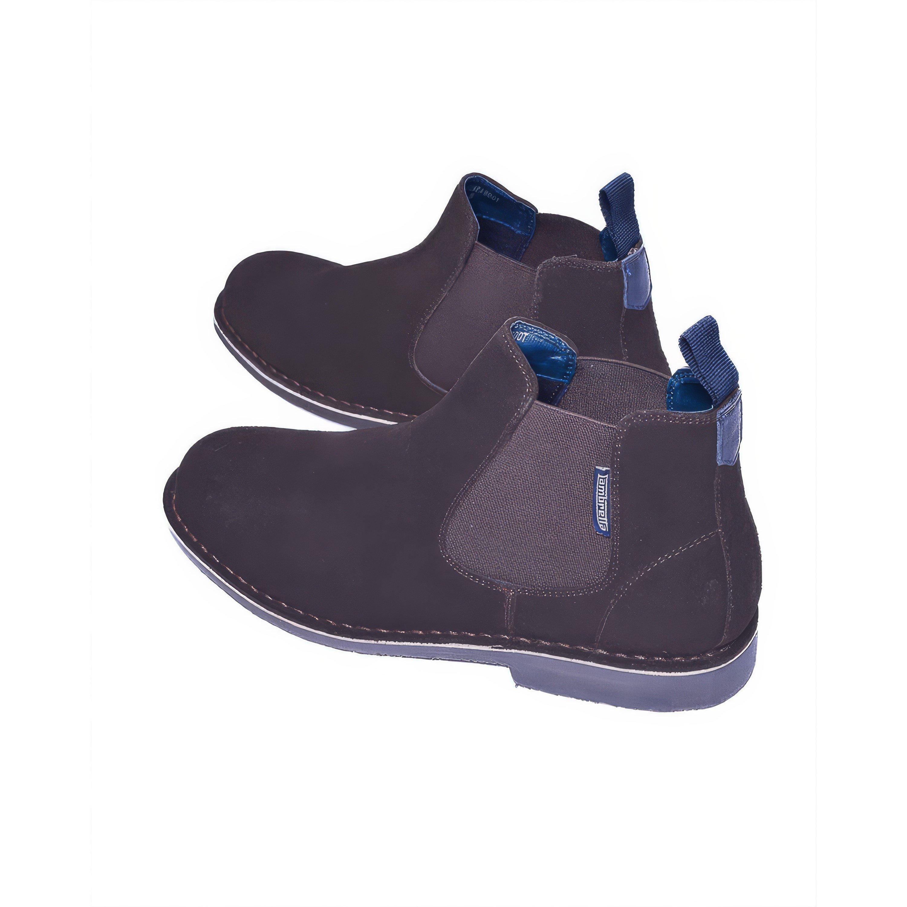 Donkerbruin - Lambretta - Men's Suede Chelsea Boot - 4