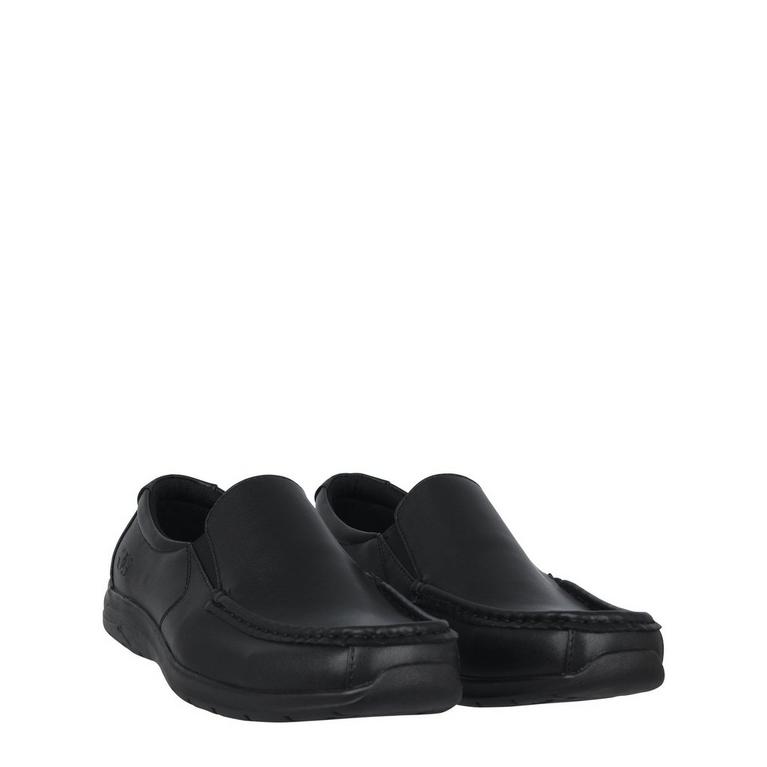 Negro - Giorgio - Bexley Slip On Mens Shoes - 3