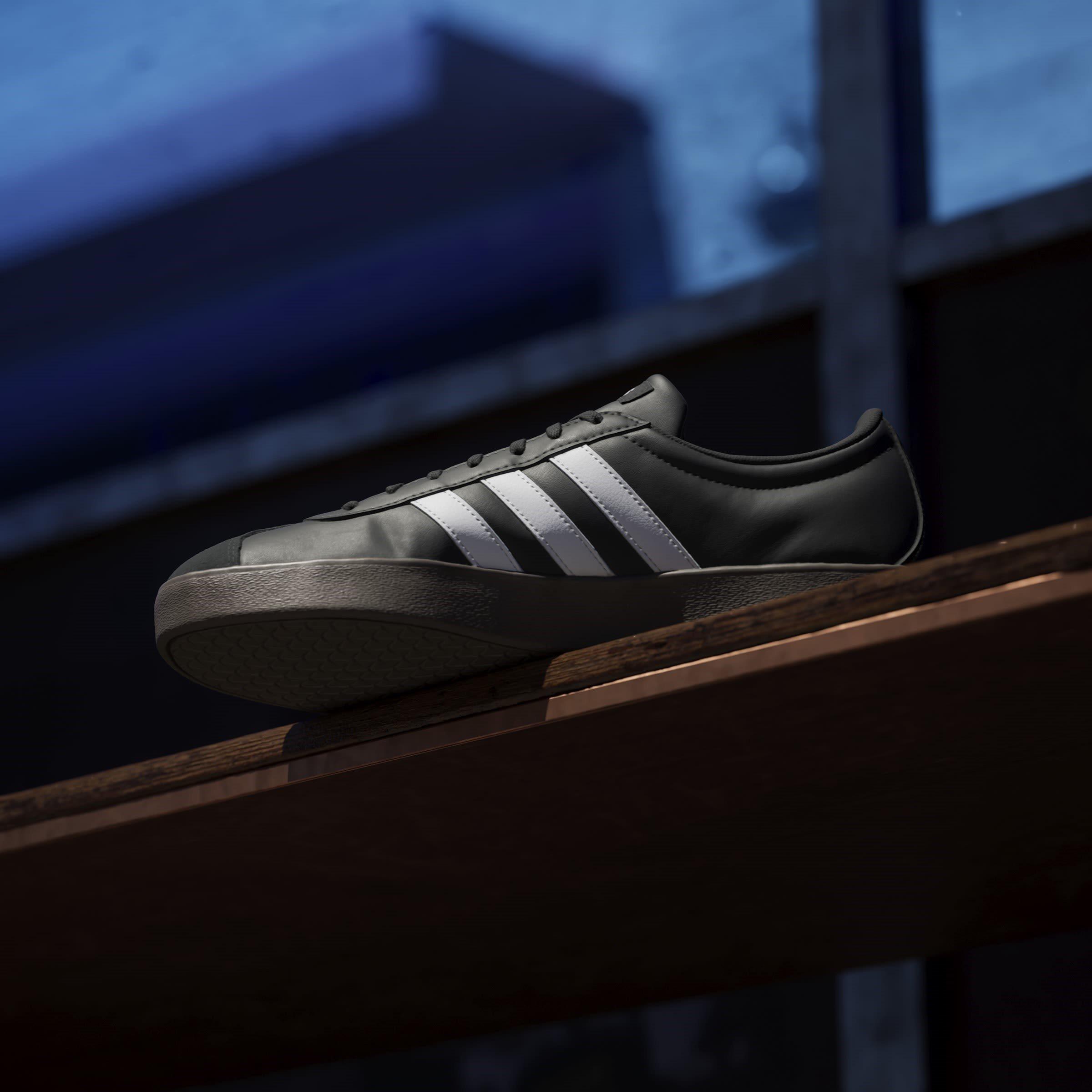 Black/White/Blk - adidas - VL Court Base Mens Shoes - 13