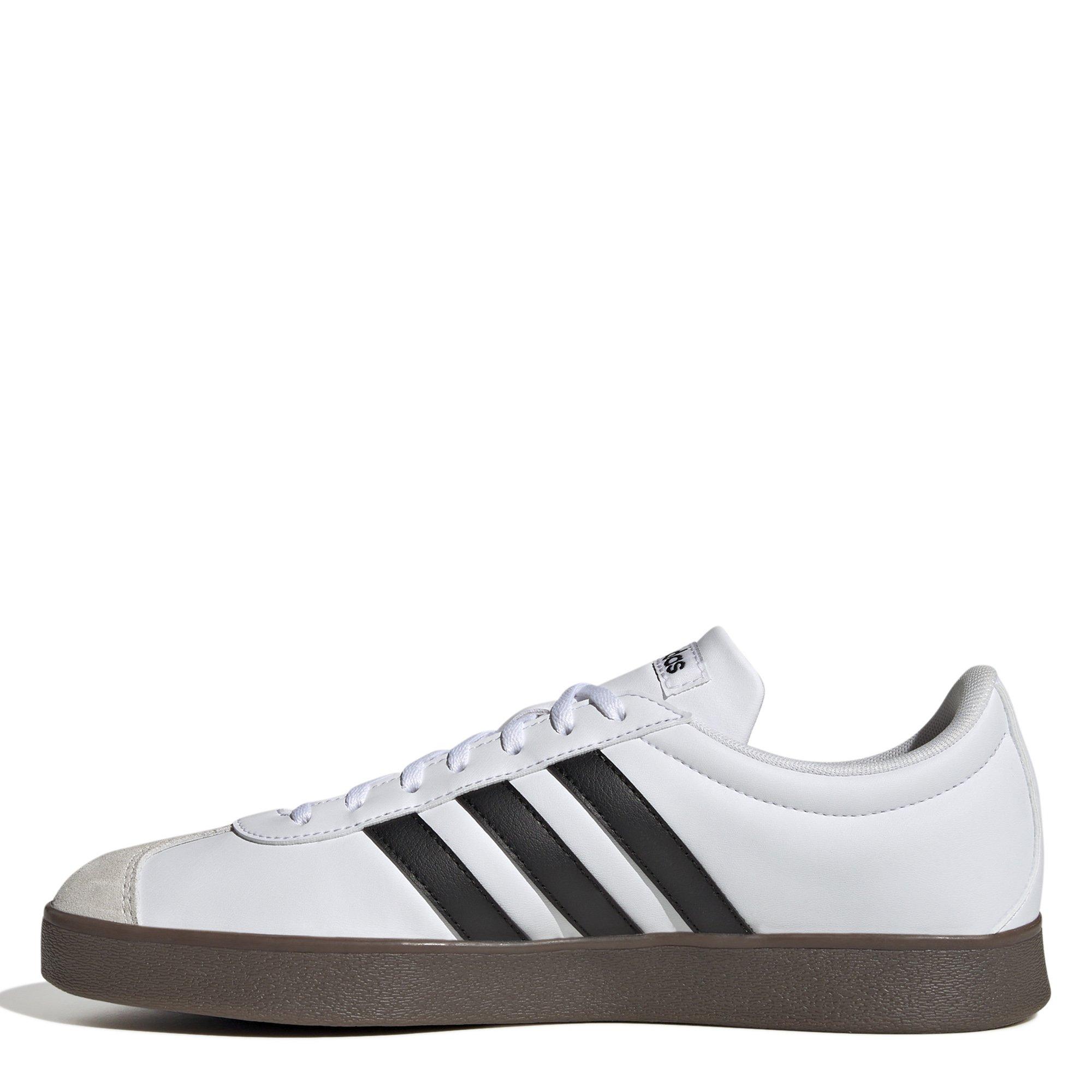 Wht/Blk/Greyone - adidas - VL Court Base Mens Shoes - 2