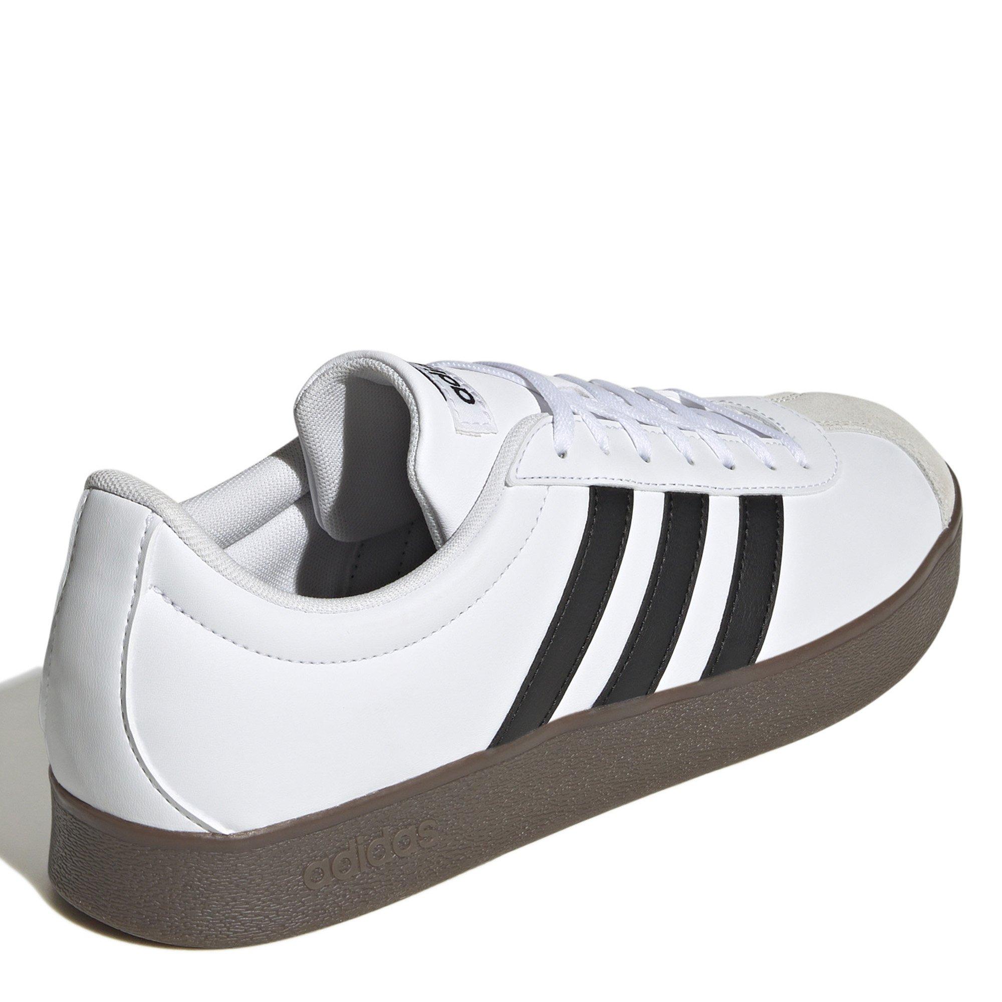 Wht/Blk/Greyone - adidas - VL Court Base Mens Shoes - 6