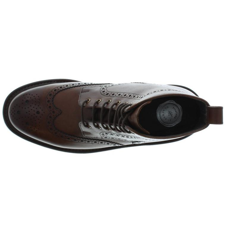 Marron - Firetrap - Firetrap Martens Black 1460 Leather Boots - 3
