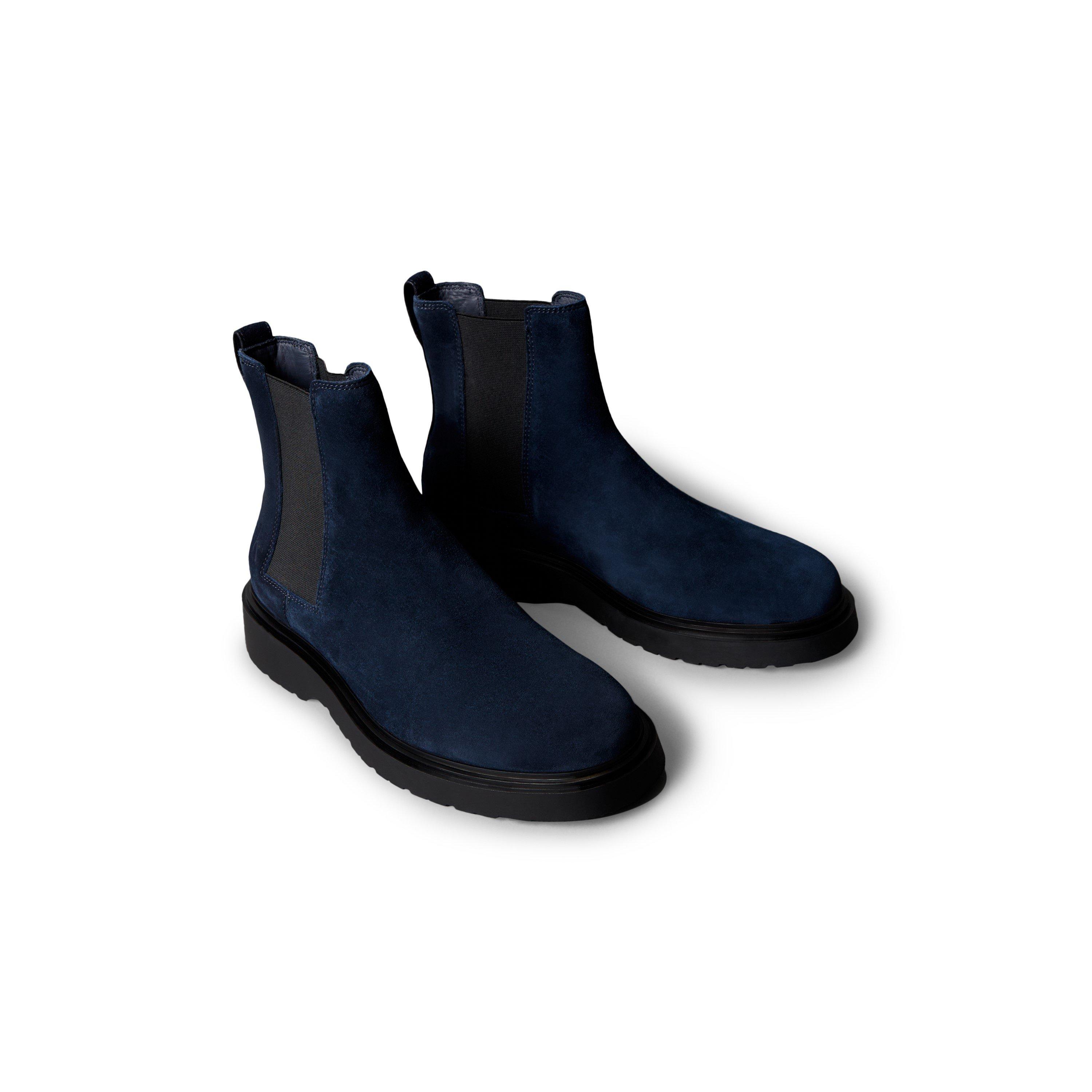 Universe Blue - Calvin Klein - Men's Suede Chelsea Boots - 2
