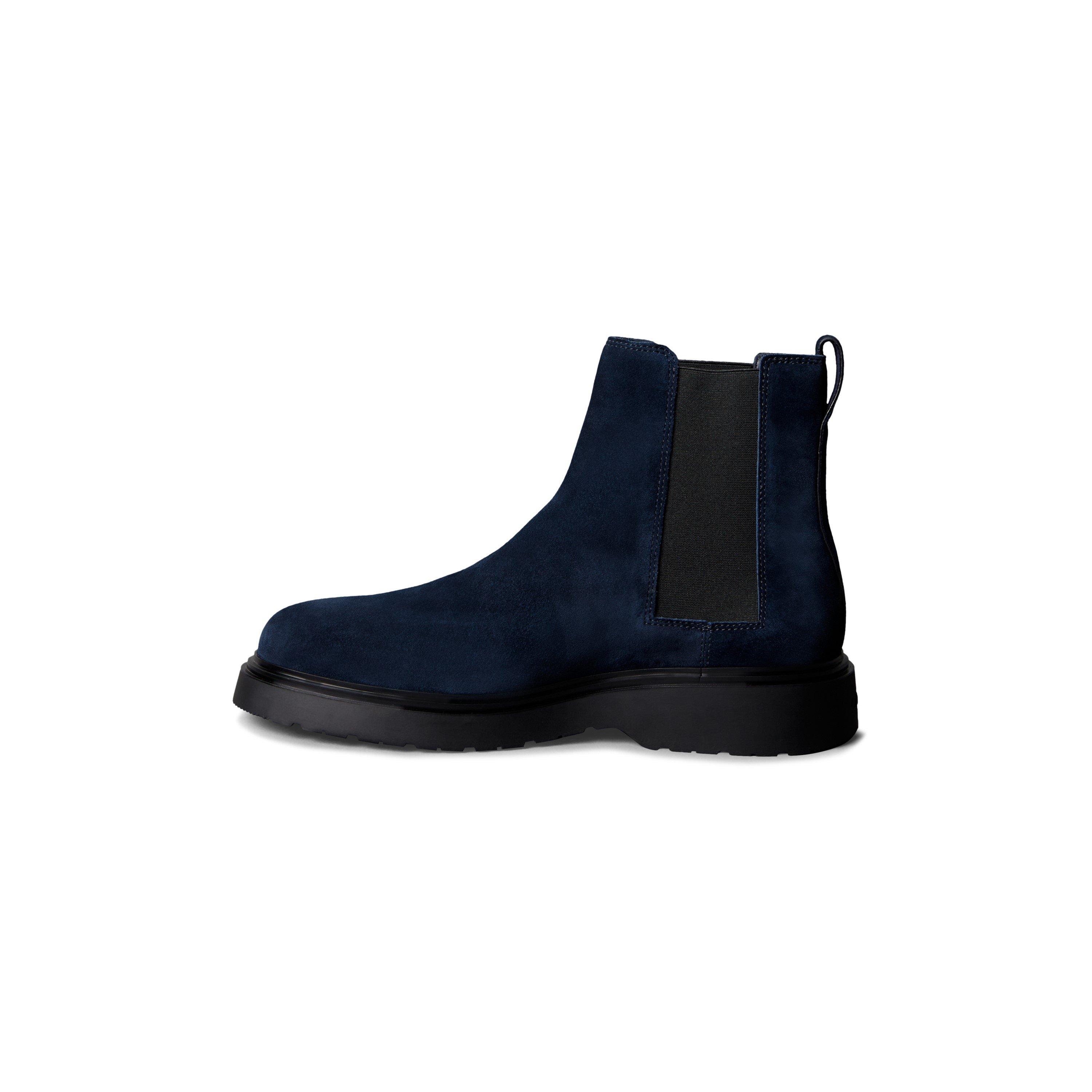 Universe Blue - Calvin Klein - Men's Suede Chelsea Boots - 5