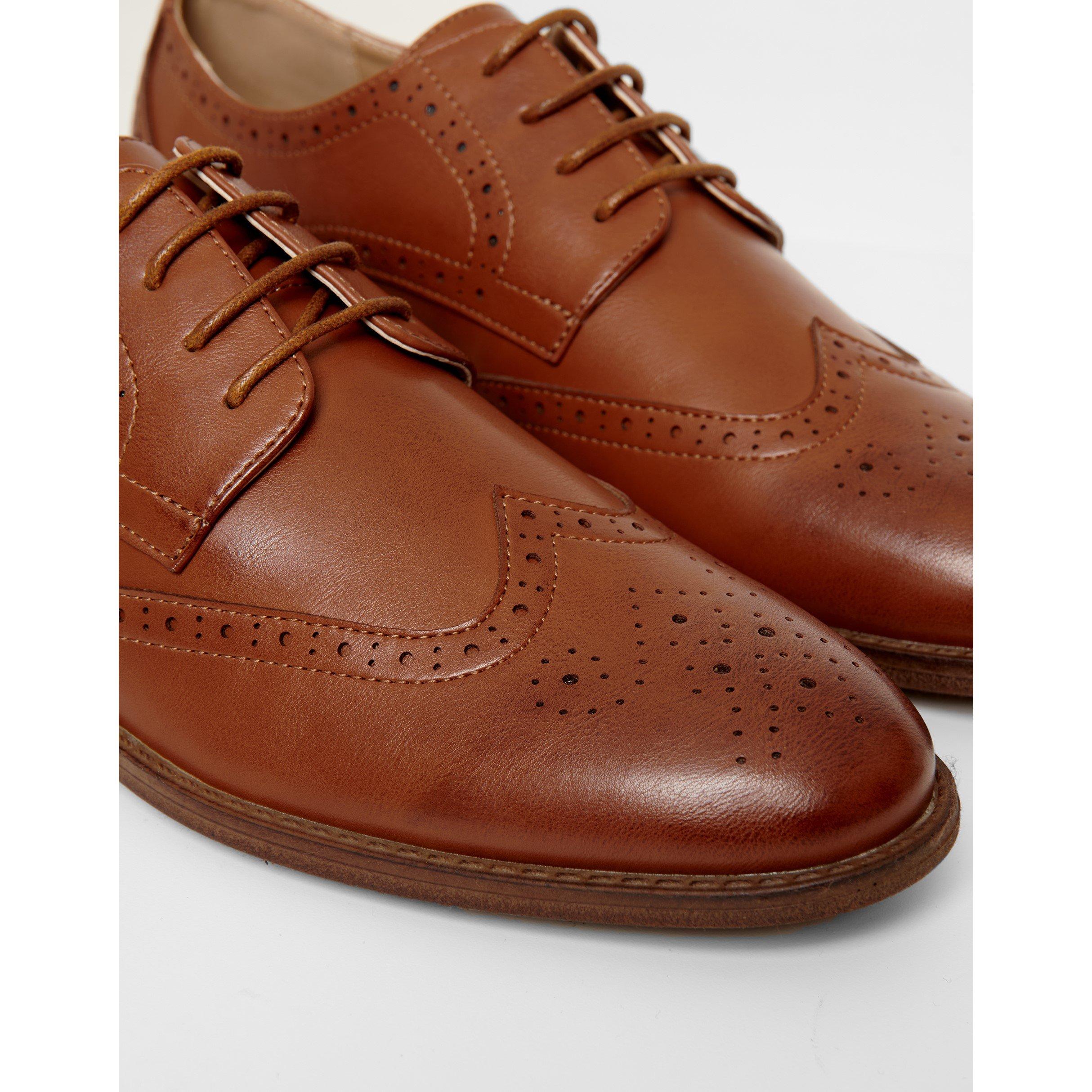 Tan - Threadbare - Men's Apollonia Derby Shoes - 2