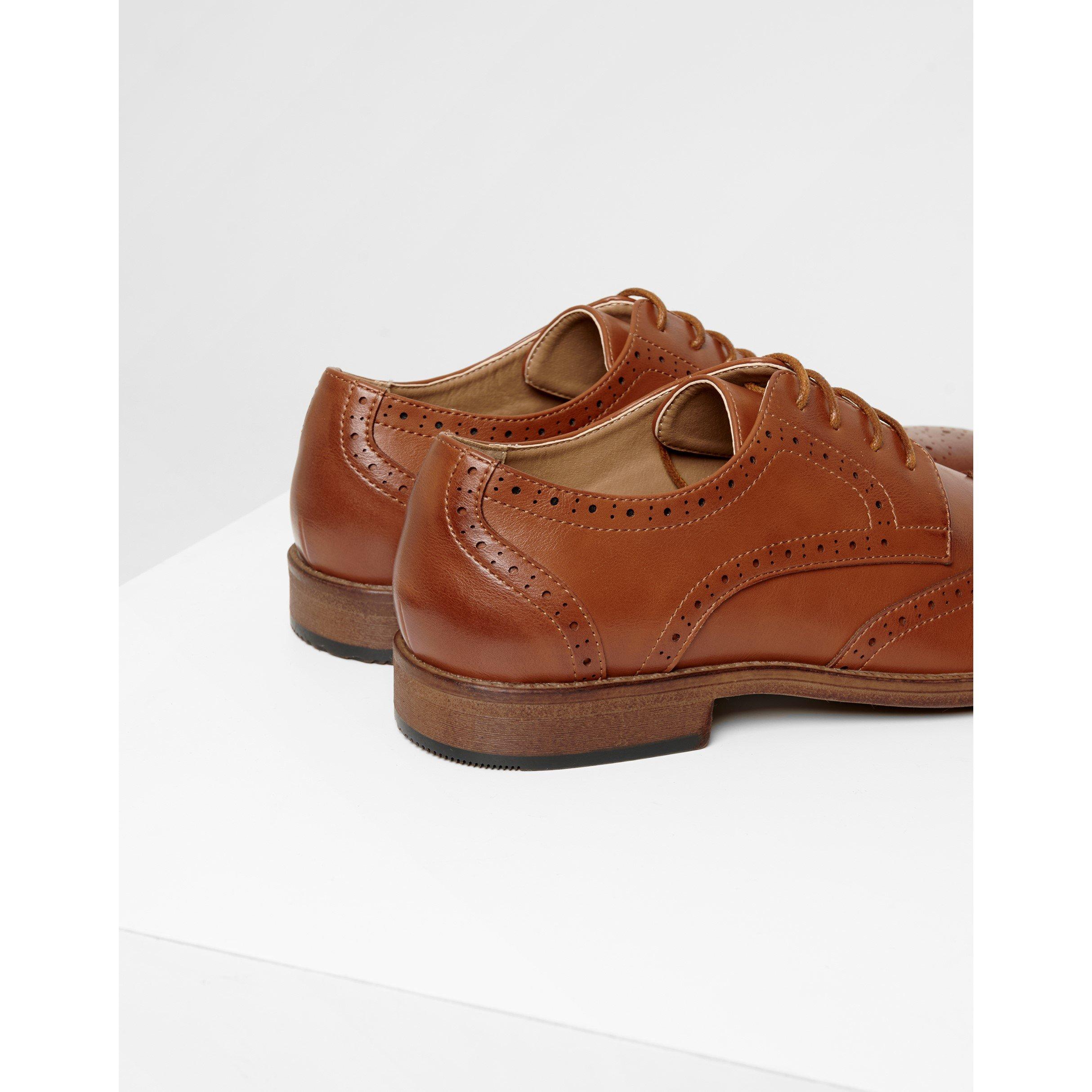 Tan - Threadbare - Men's Apollonia Derby Shoes - 4