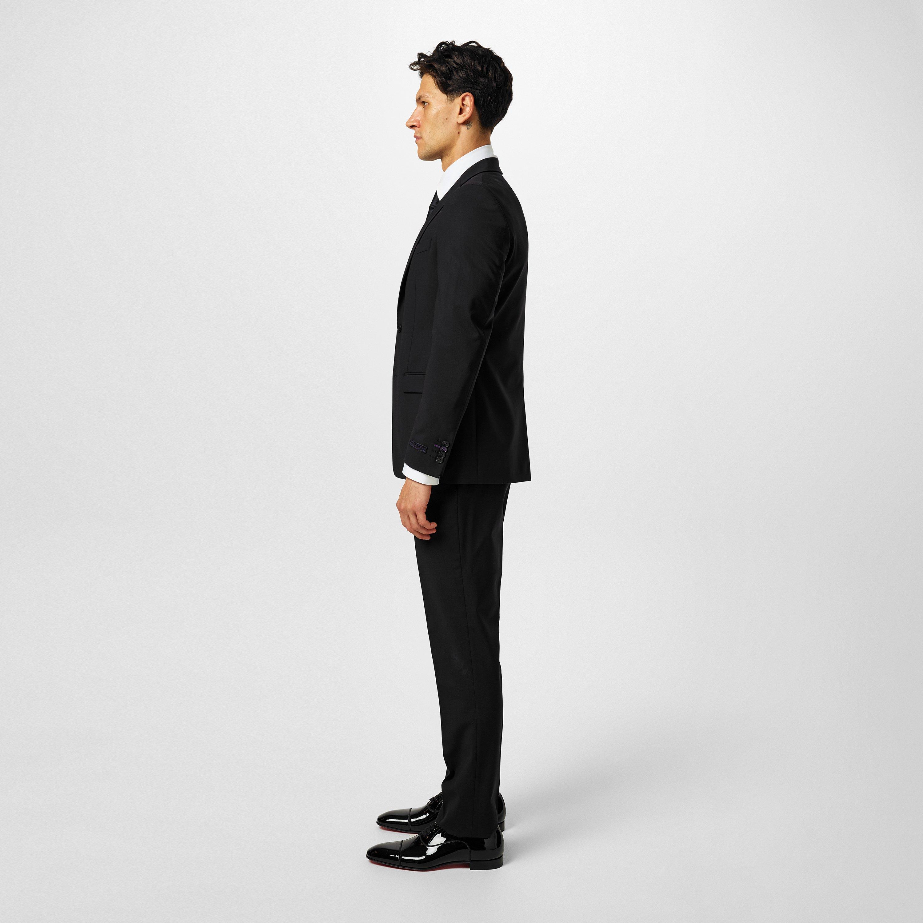 Black Patent - Christian Louboutin - Men's Leather-Style Greggo Lace-Up Shoes - 7