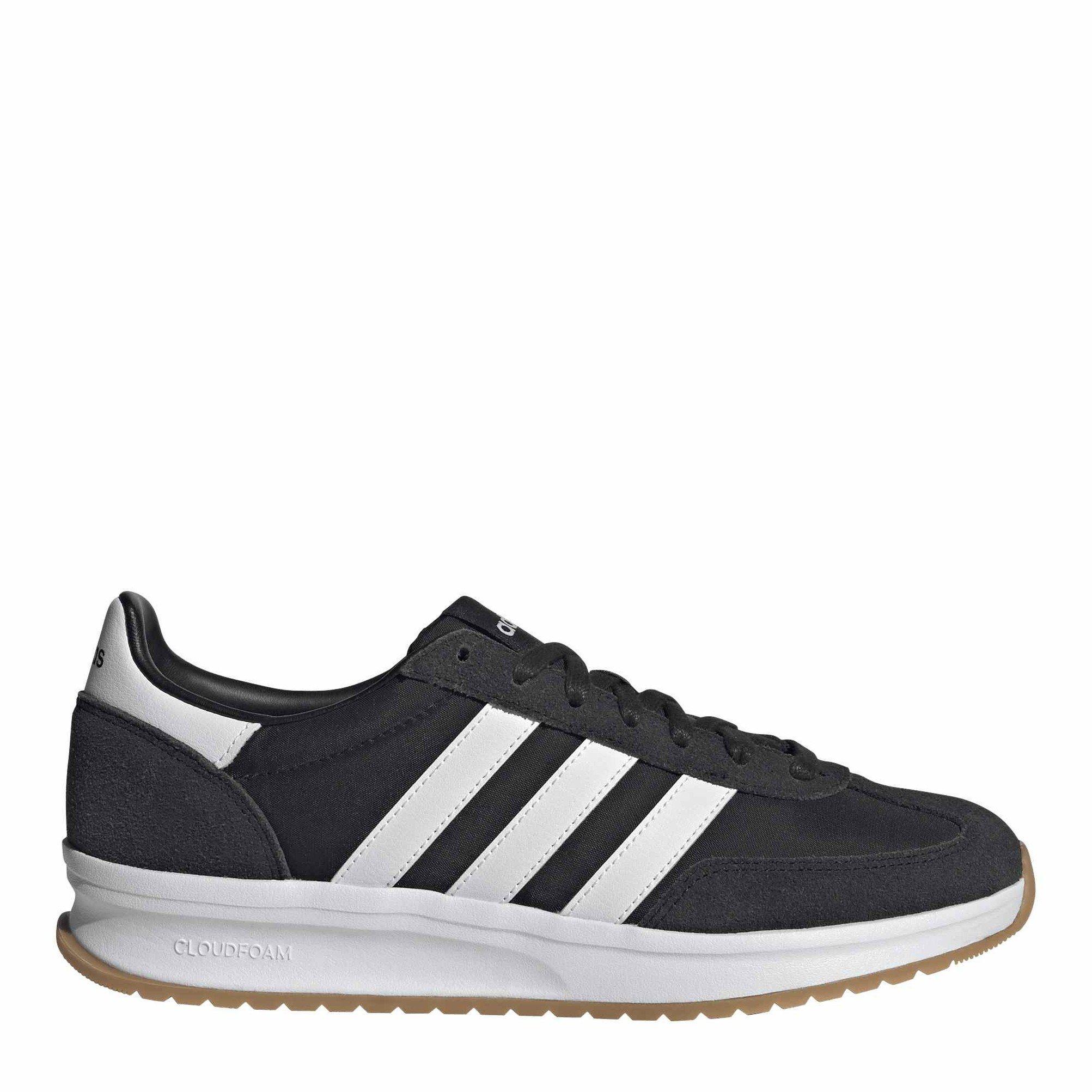 Adidas Men's Run 70S 2.0 Low-Top Trainers - Black/White - 7.5 (41.3)