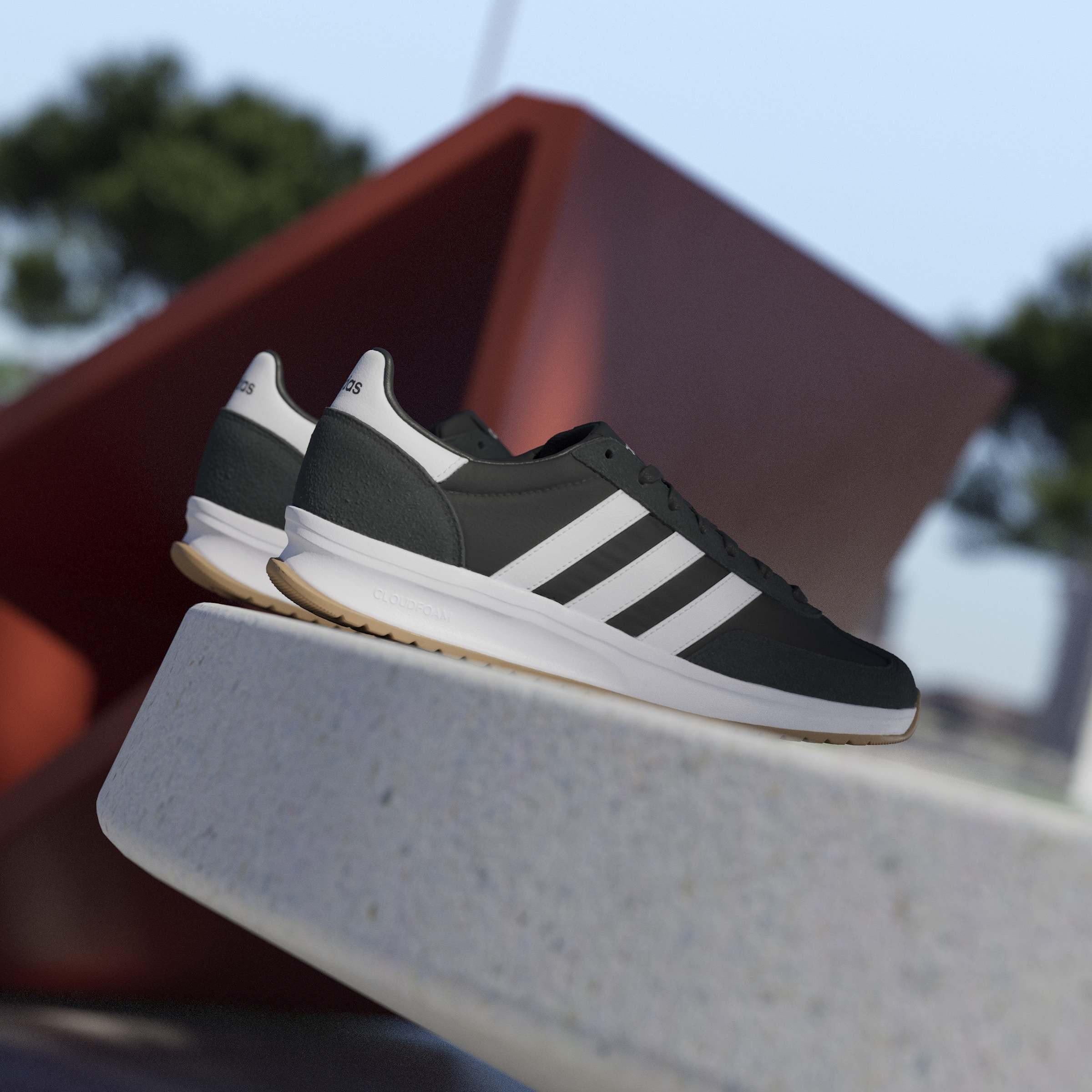 Black/White - adidas - Run 70s 2.0 Low-Top Trainers Mens - 13