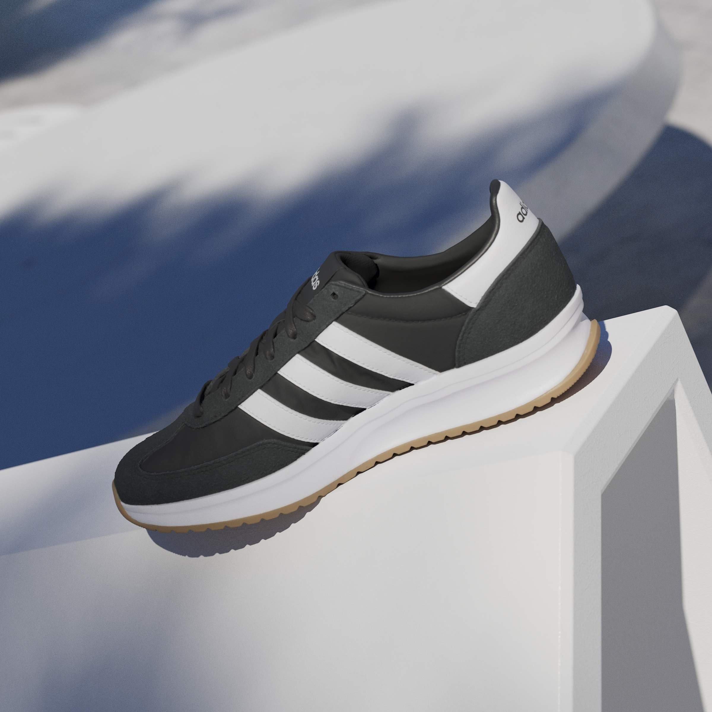 Black/White - adidas - Run 70s 2.0 Low-Top Trainers Mens - 14