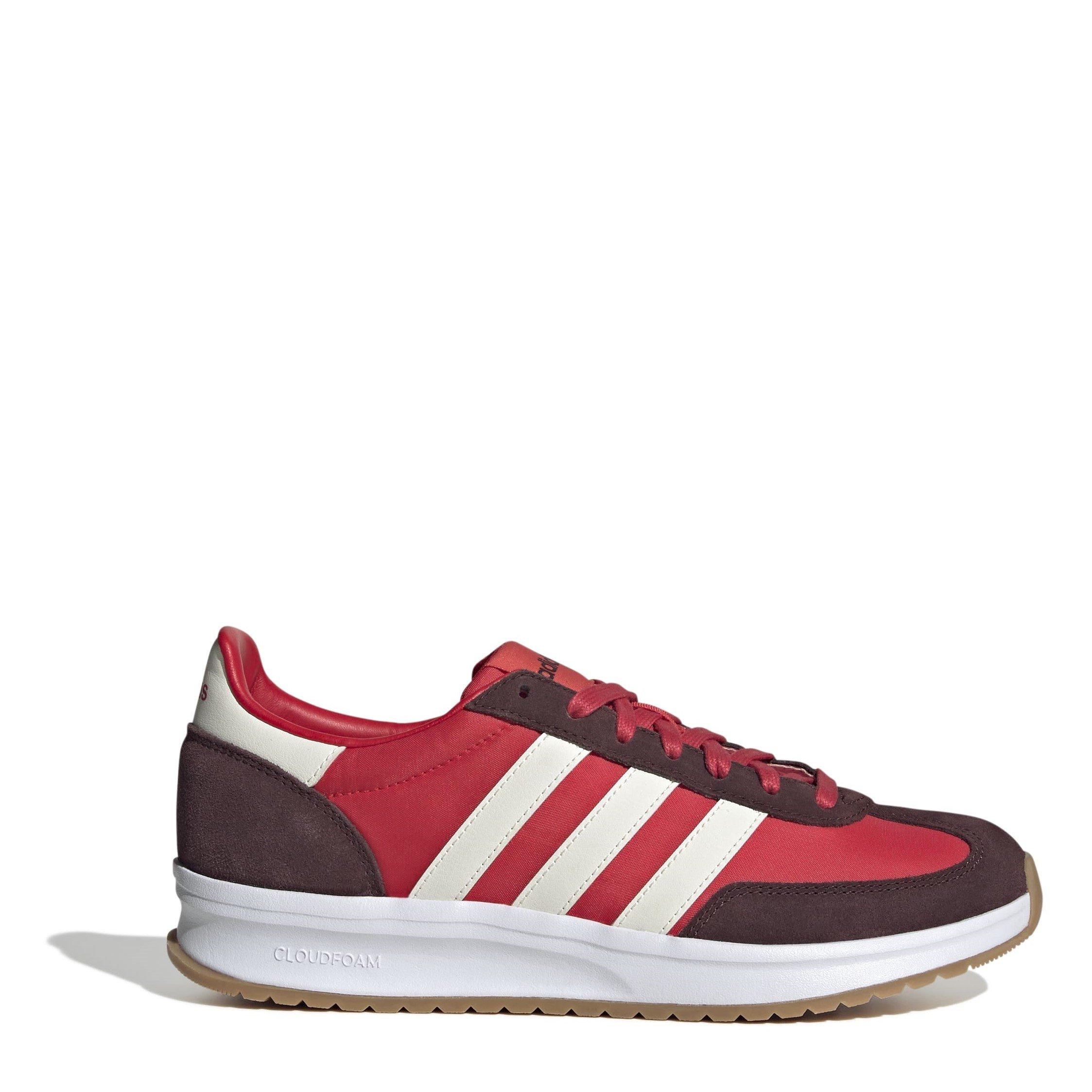 Adidas Men's Run 70S 2.0 Low-Top Trainers - Ruby/White - 11 (46)