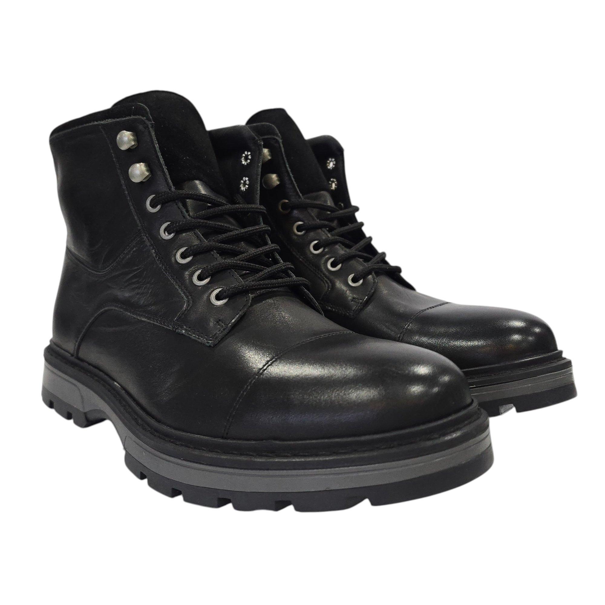 Black - Firetrap - Men's Ralf Hiker Rugged Boot - 3