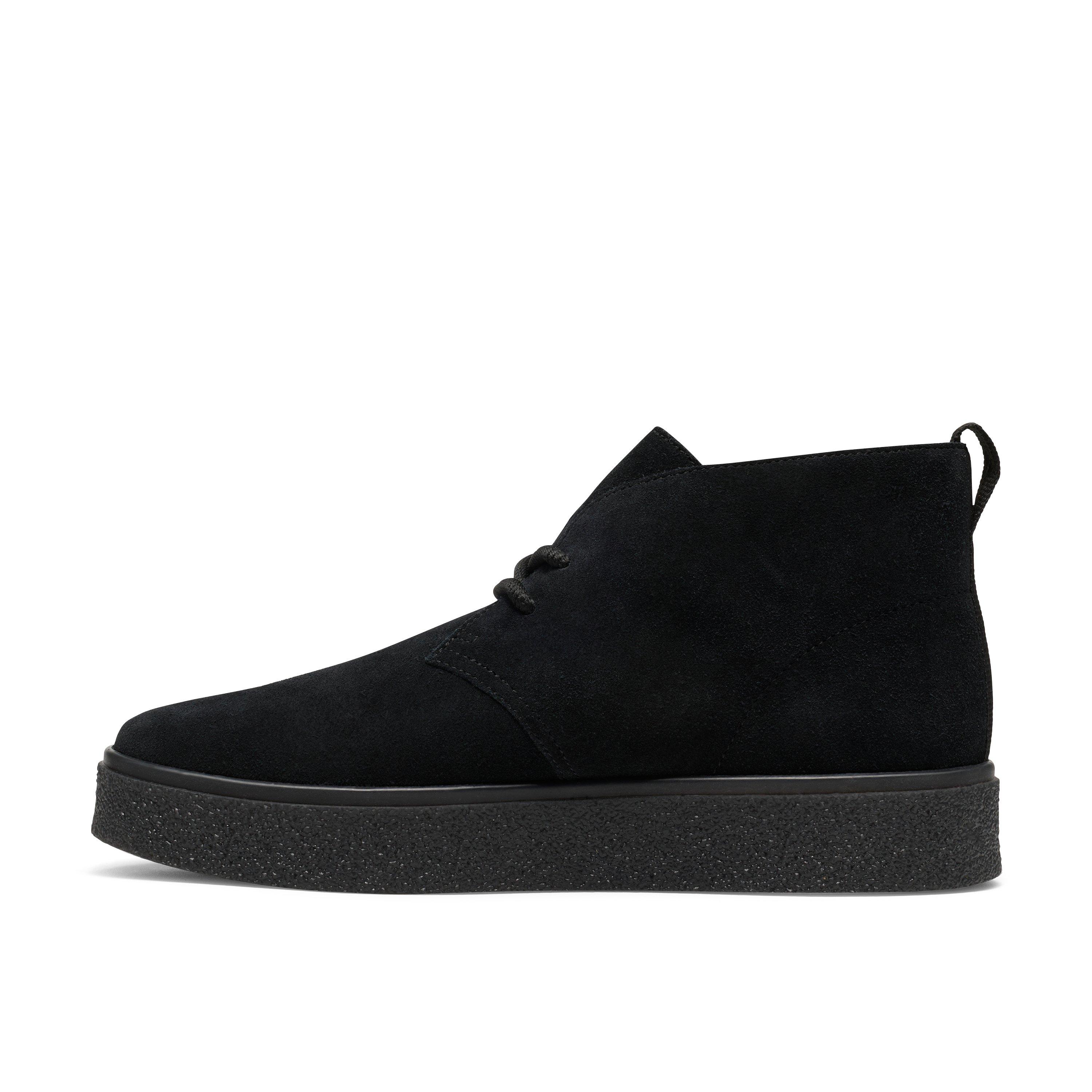 Black Suede - Clarks Originals - Clarks Boxbee Des Bt Sn64 - 2