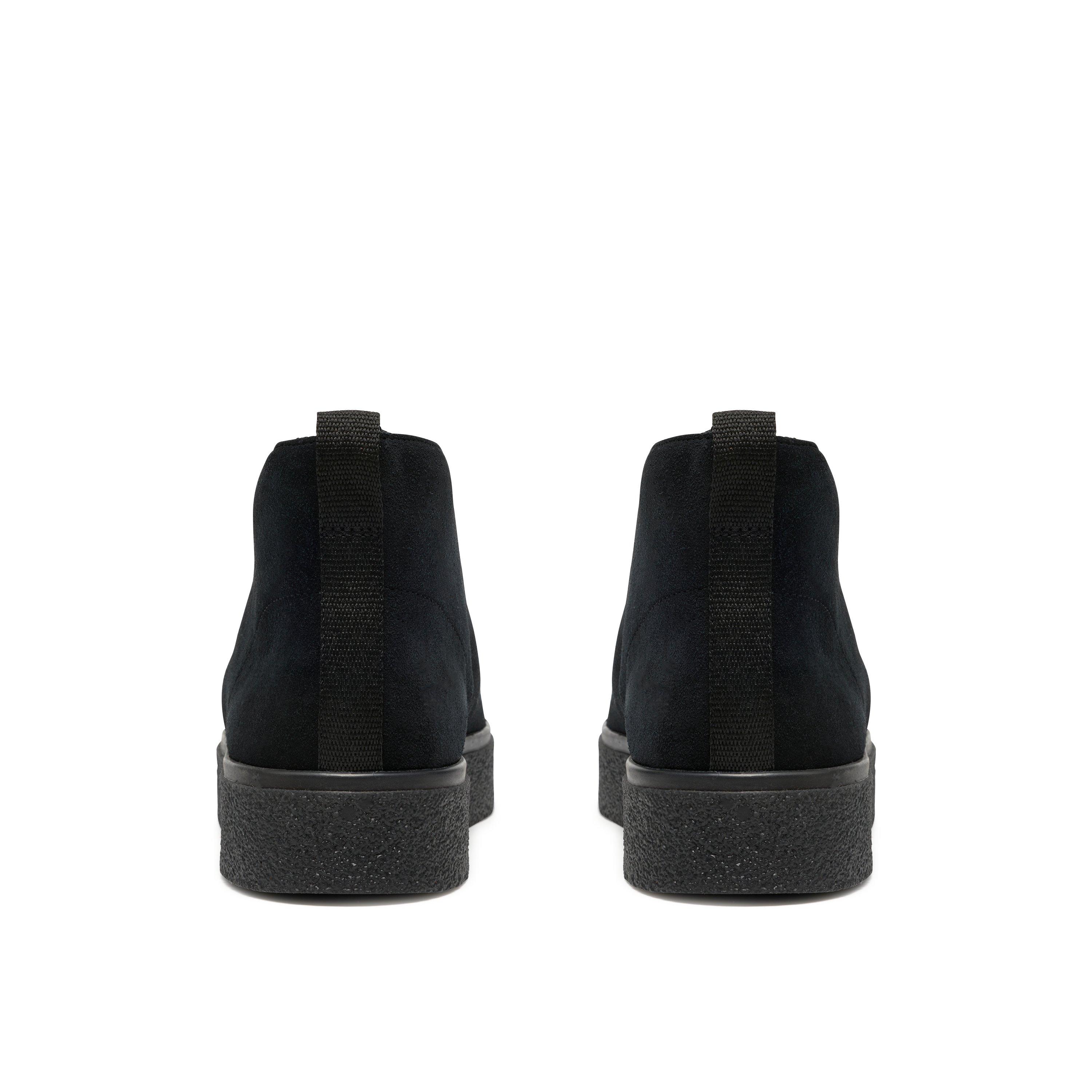 Black Suede - Clarks Originals - Clarks Boxbee Des Bt Sn64 - 5