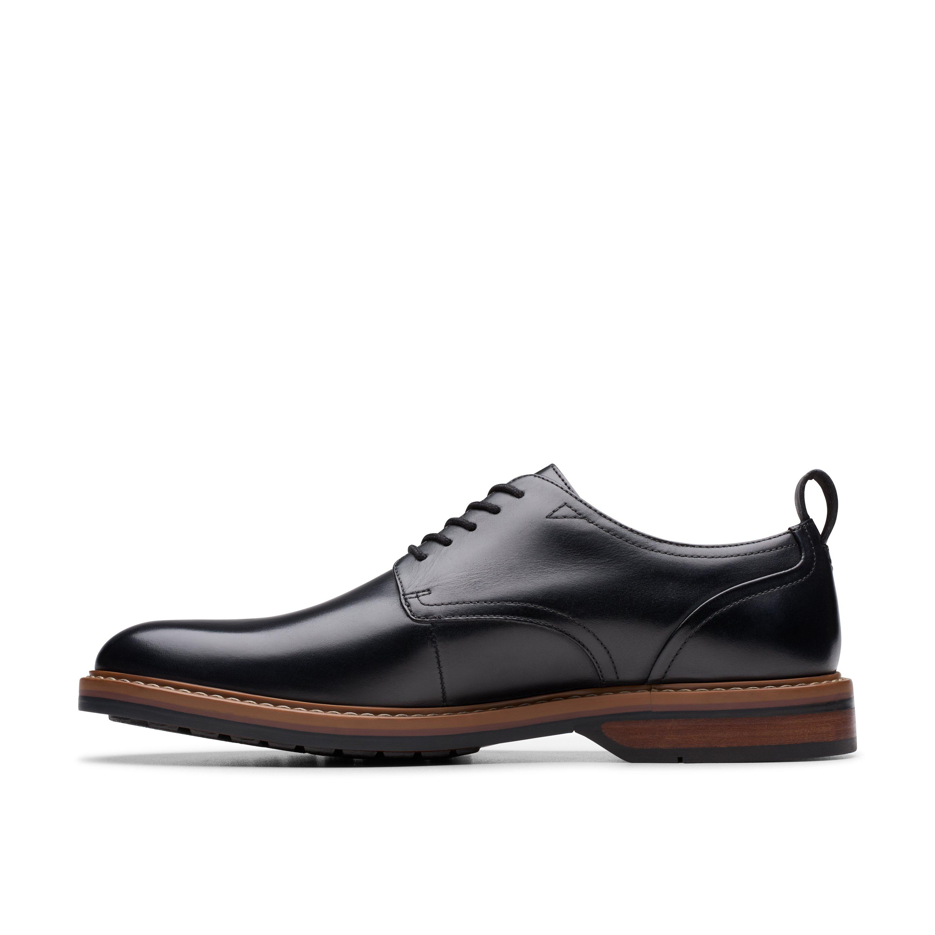 Black Leather - Clarks - Clarks Aldwin Lace Sn62 - 2