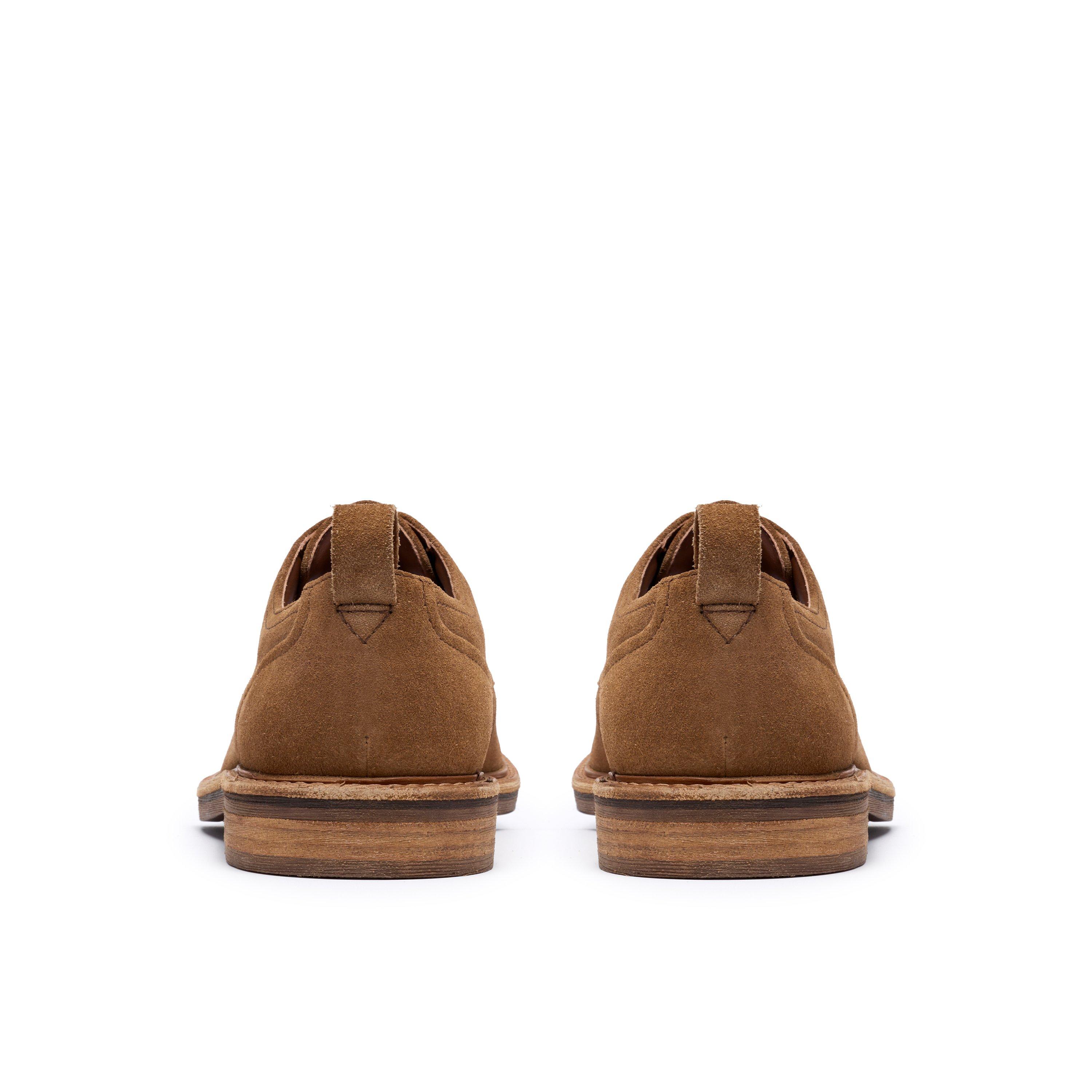 Tan Suede - Clarks - Men's Derby Shoes - 5