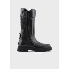 Emporio Armani Leather Boots