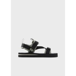 Emporio Armani Nylon Strappy Sandals