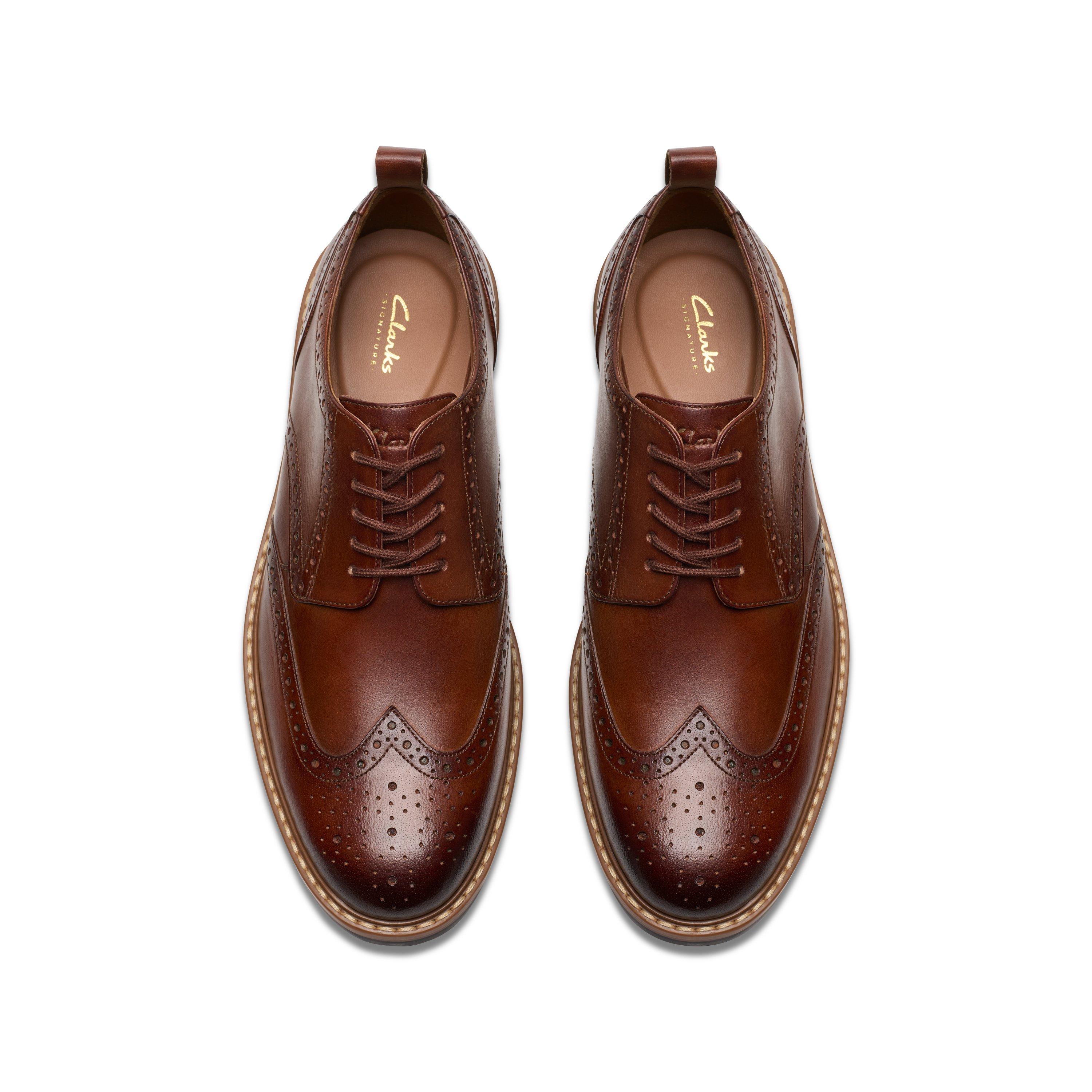 Mid Tan Lea - Clarks - Clarks Aldwin Limit Sn62 - 6