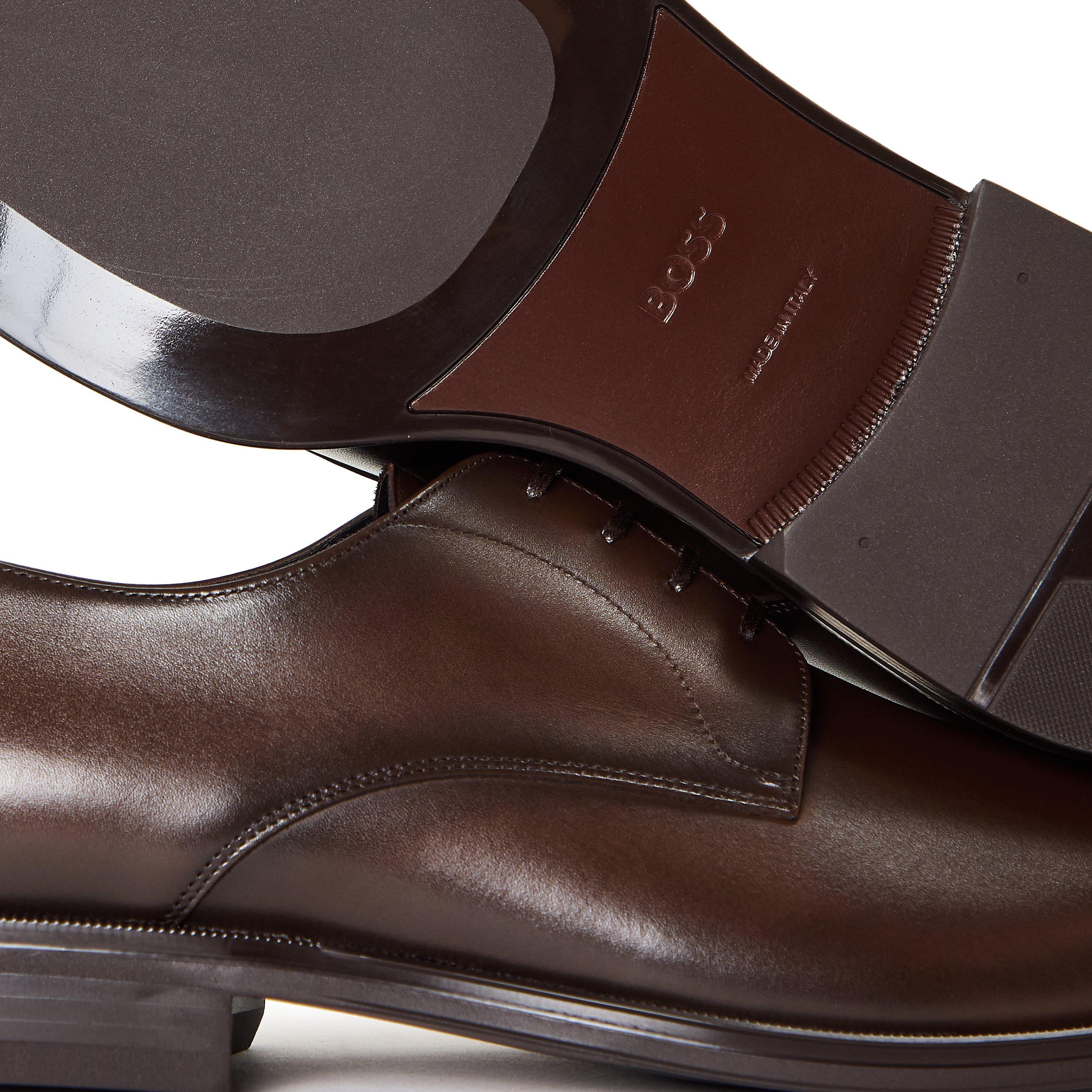 Dark Brown - Boss - Boss Derrek Derb Burb 10266888 01 Derby Shoes Mens - 3