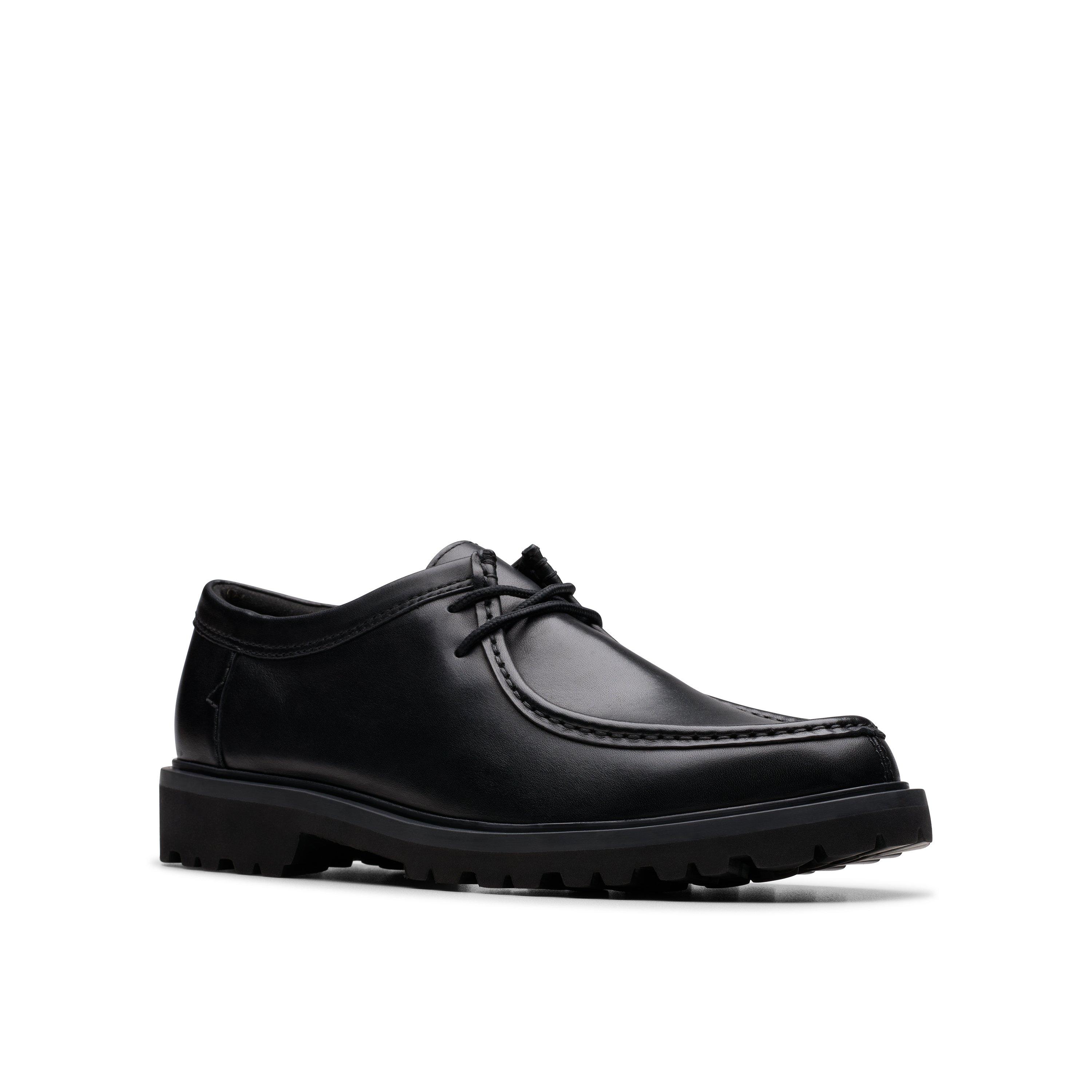 Black Leather - Clarks - Clarks Berwick Seam Sn62 - 4
