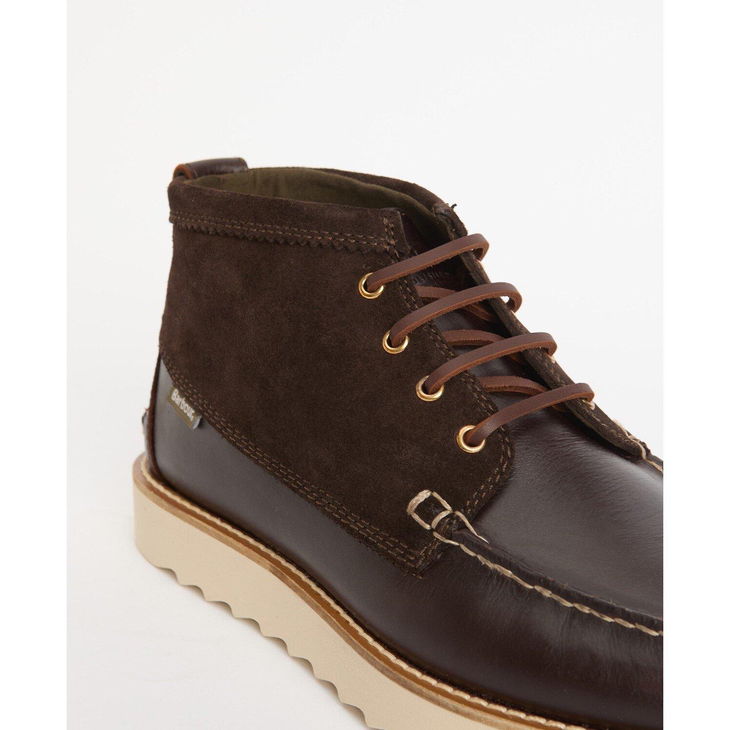 Dark Brown - Barbour - B.Li Hadston Chkka Sn64 - 4