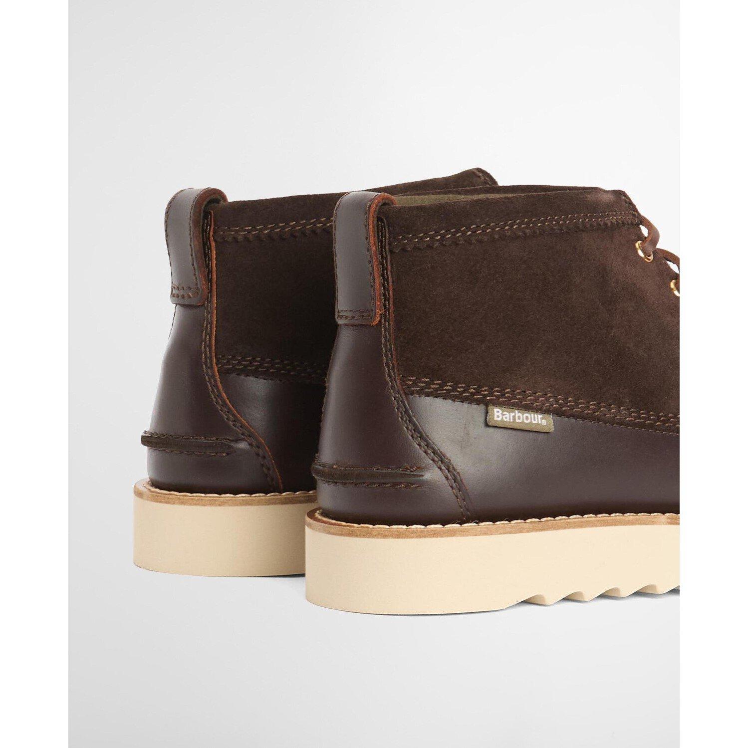 Dark Brown - Barbour - B.Li Hadston Chkka Sn64 - 5