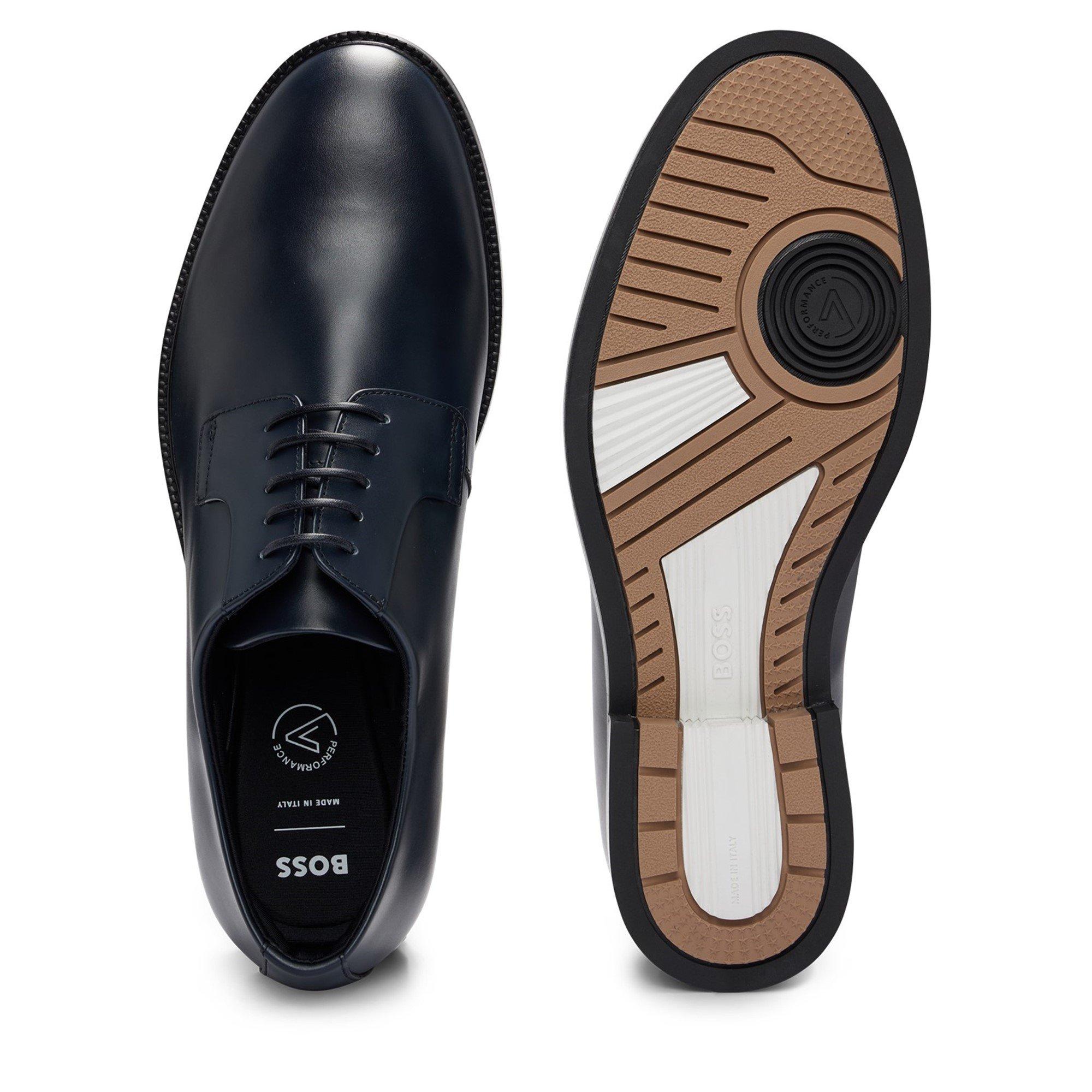 Dark Blue - Boss - Men's Dressletic Derby Shoes - 5