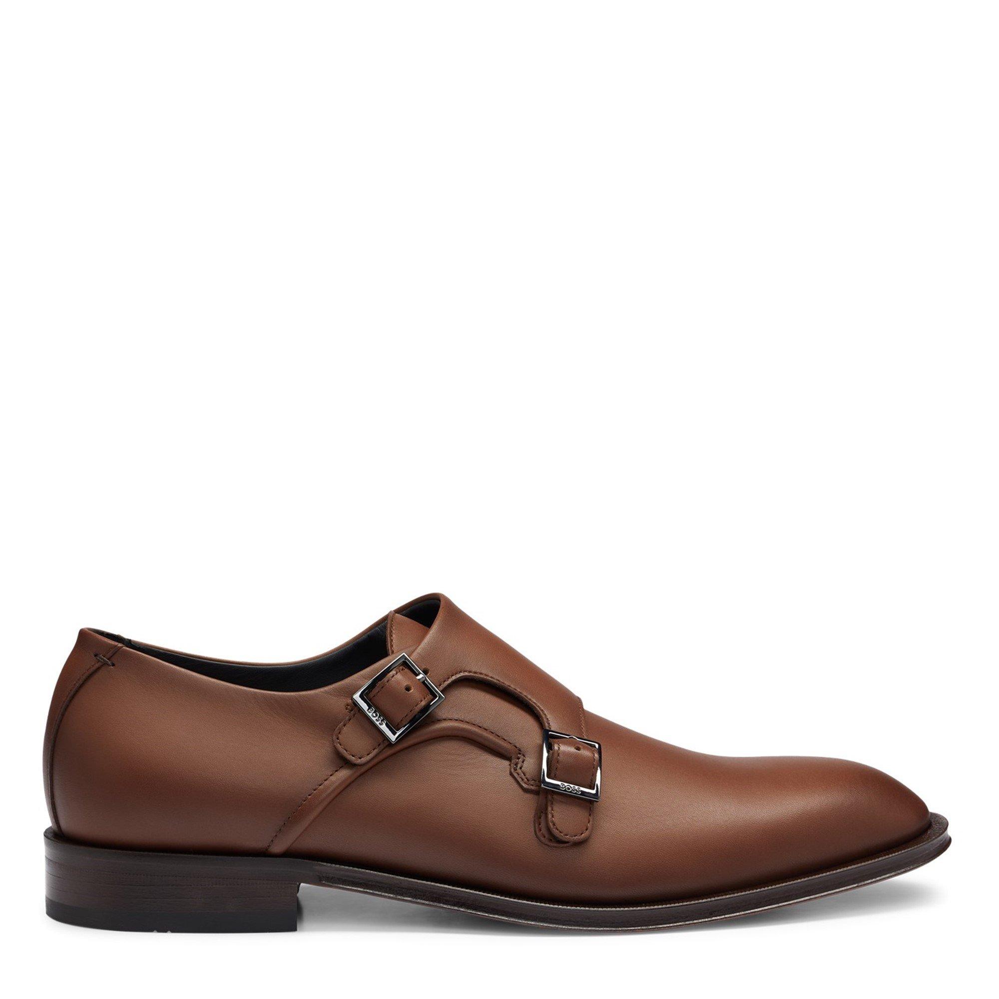 Boss Men's Derrek Monk Derby Shoes - Medium Brown - 8 (42)