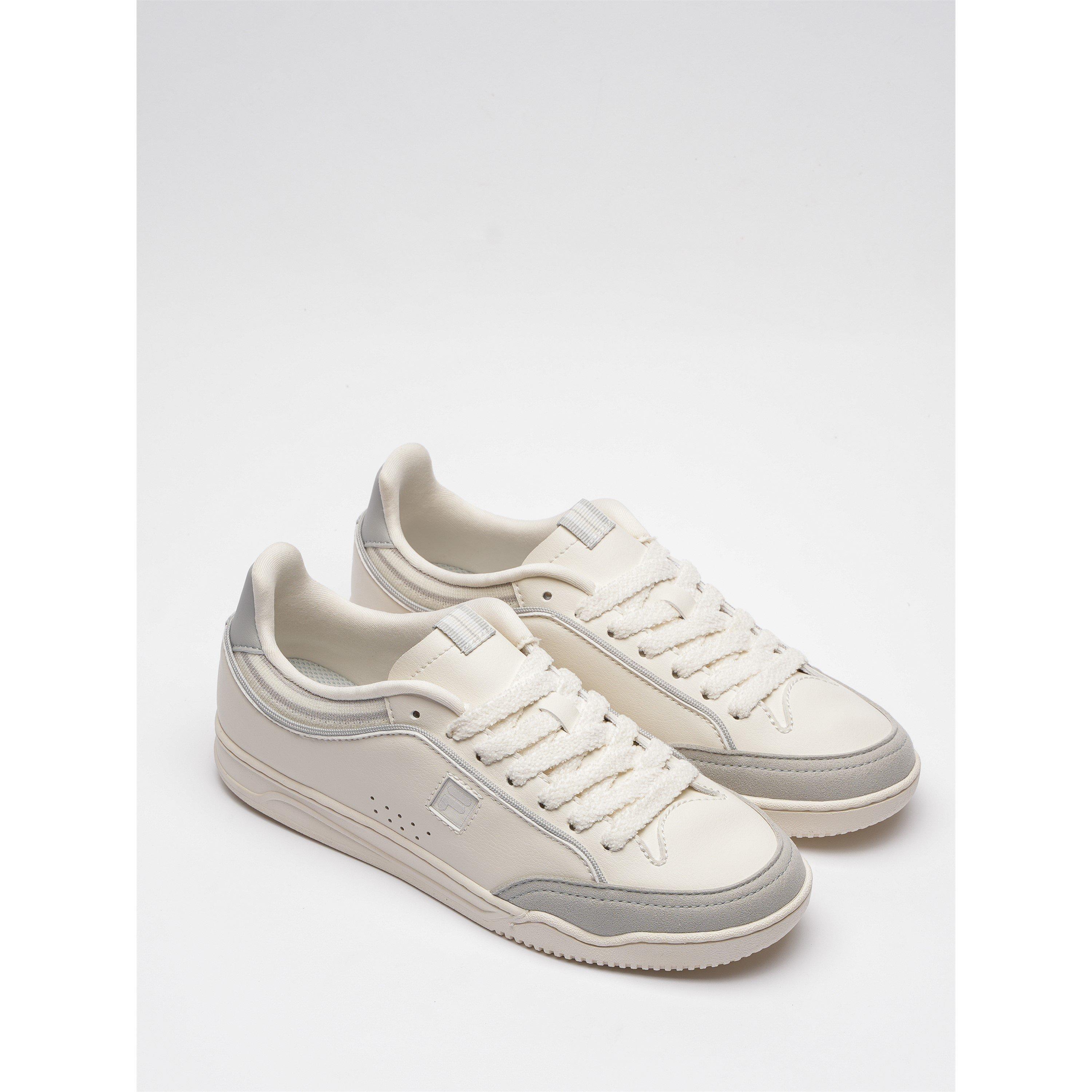 WHT/WHT/GRY - Fila - Court Trainers - 2