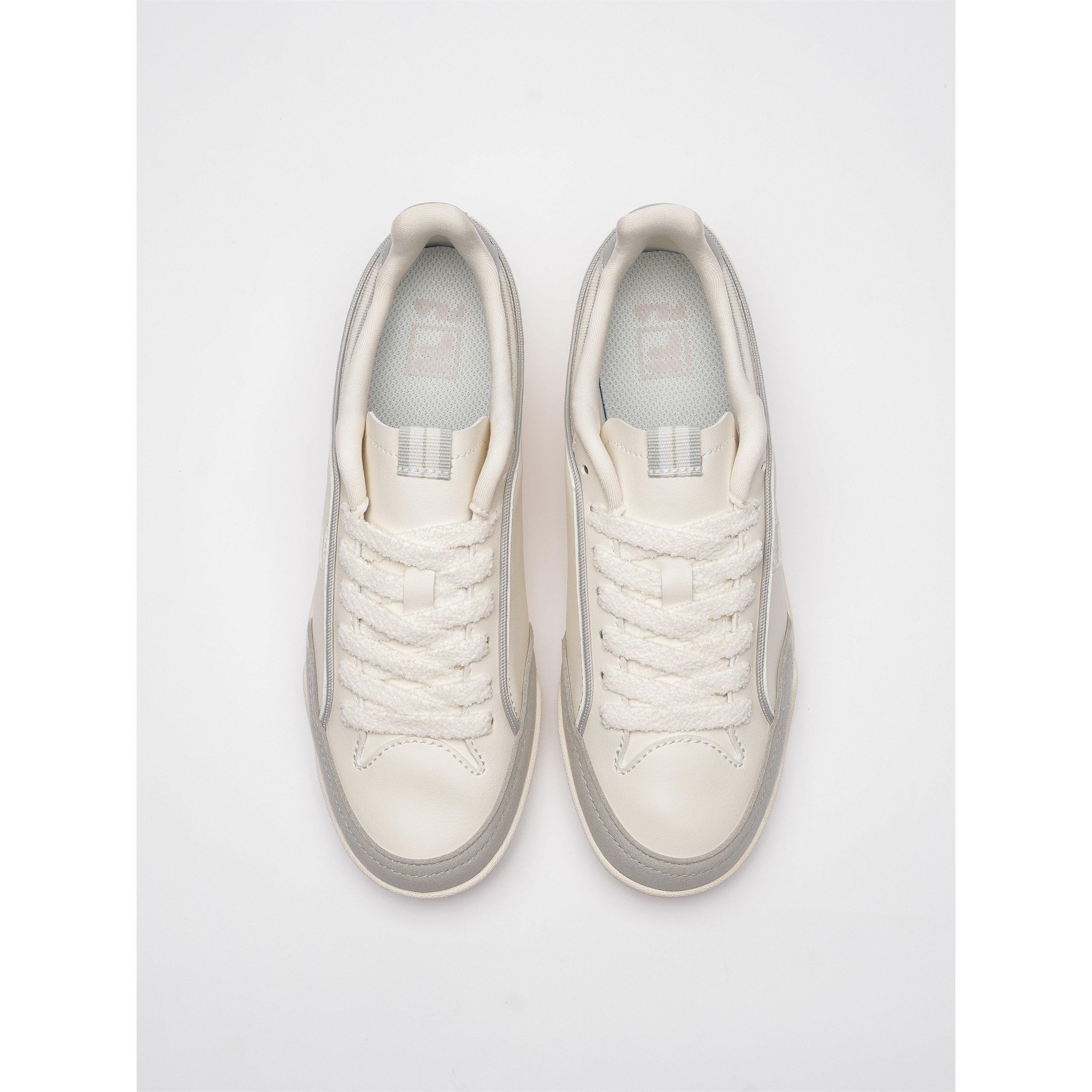 WHT/WHT/GRY - Fila - Court Trainers - 3