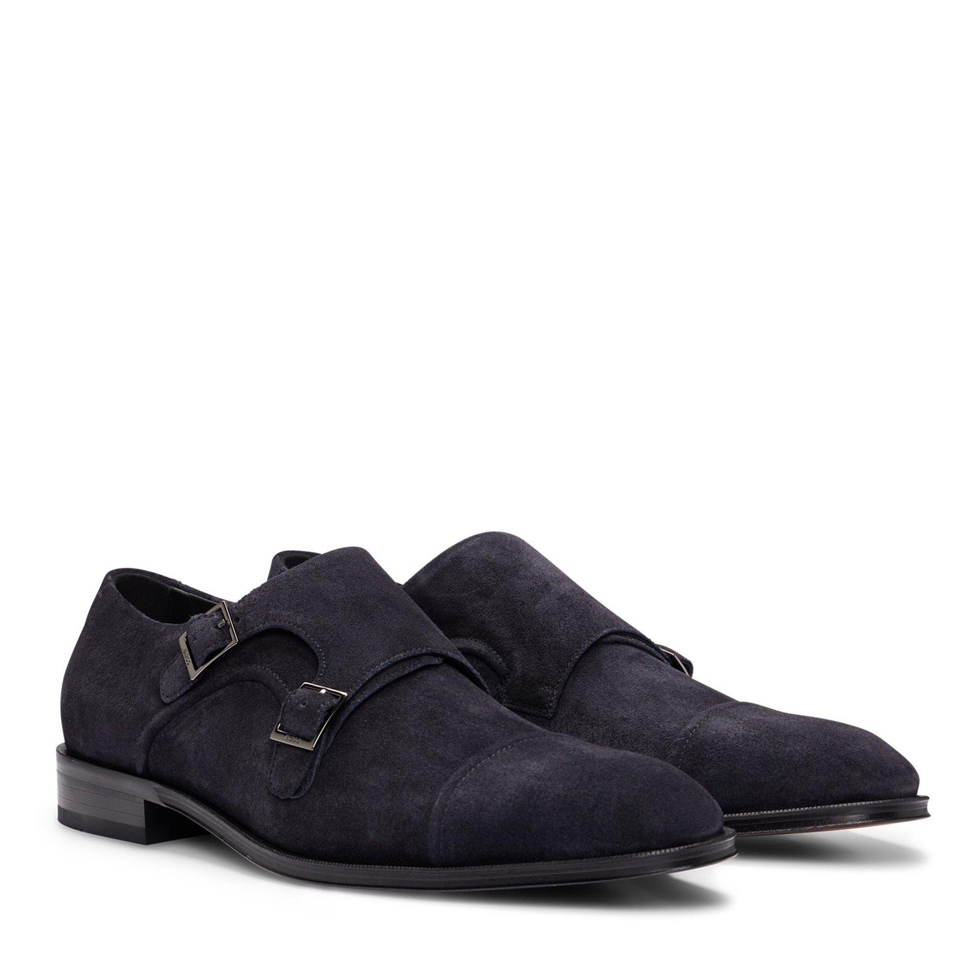 Dark Blue - Boss - Men's Derrek Monk Sdctly Derby Shoes - 3