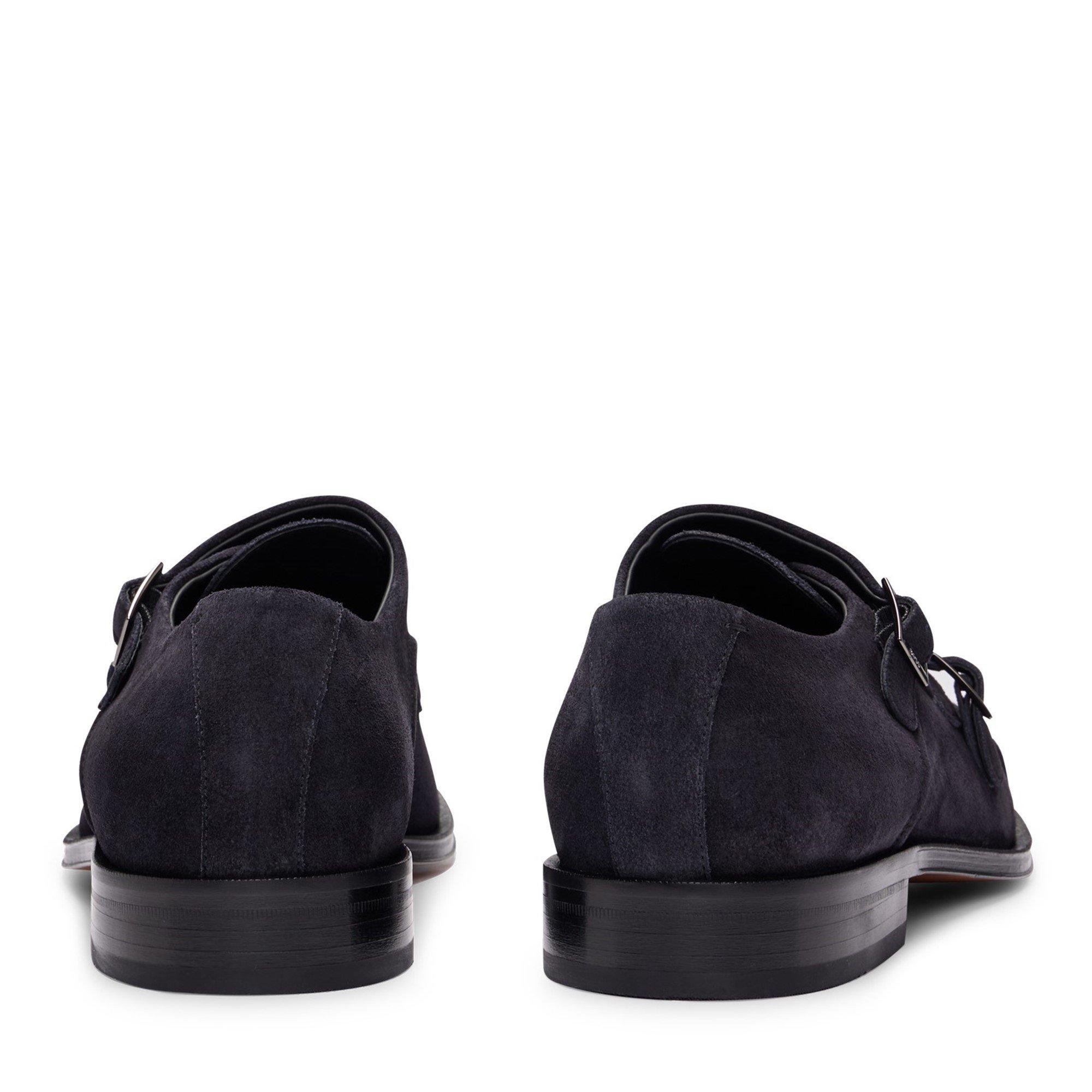 Dark Blue - Boss - Men's Derrek Monk Sdctly Derby Shoes - 4