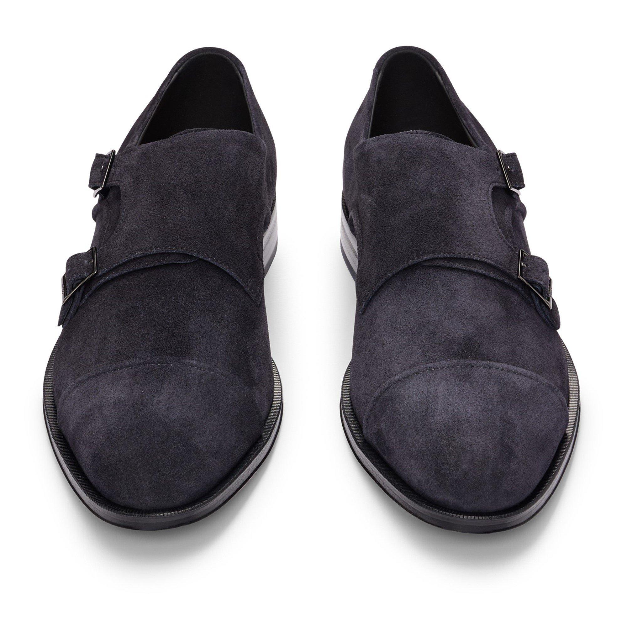 Dark Blue - Boss - Men's Derrek Monk Sdctly Derby Shoes - 8